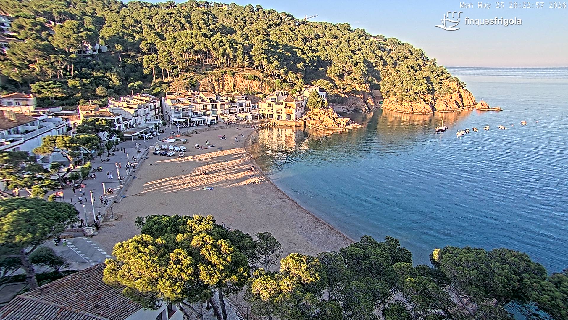 Webcam de Tamariu playa