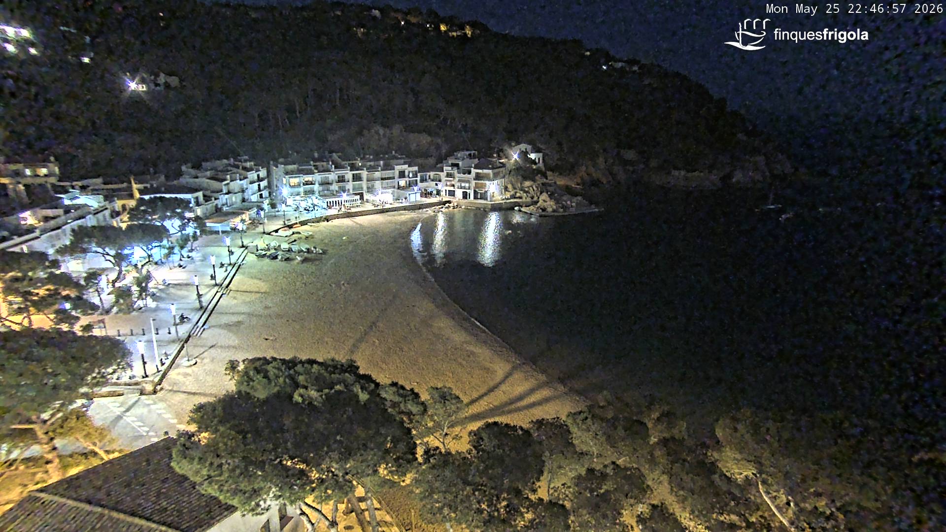 Webcam de Tamariu playa