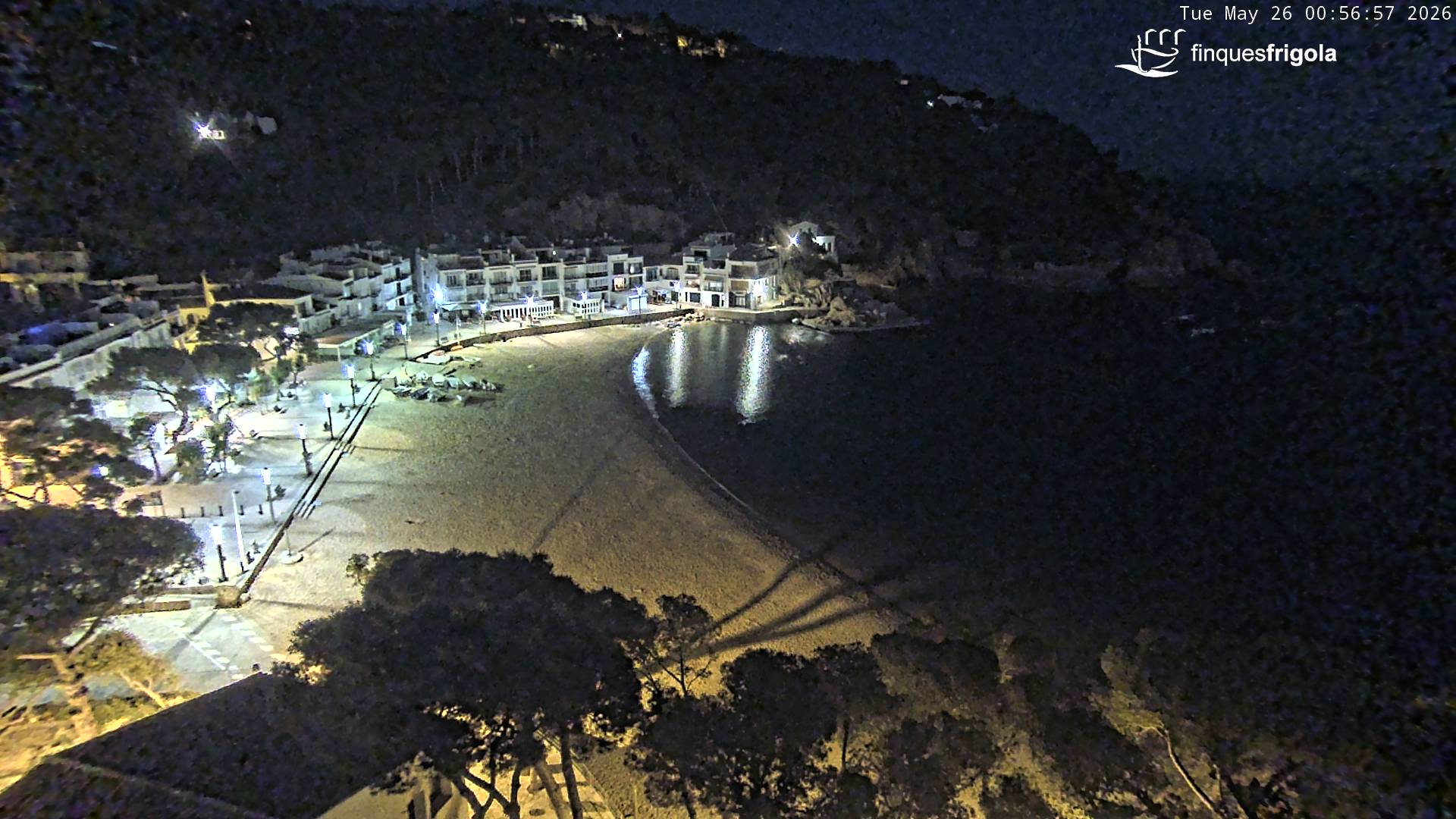 Webcam de Tamariu playa