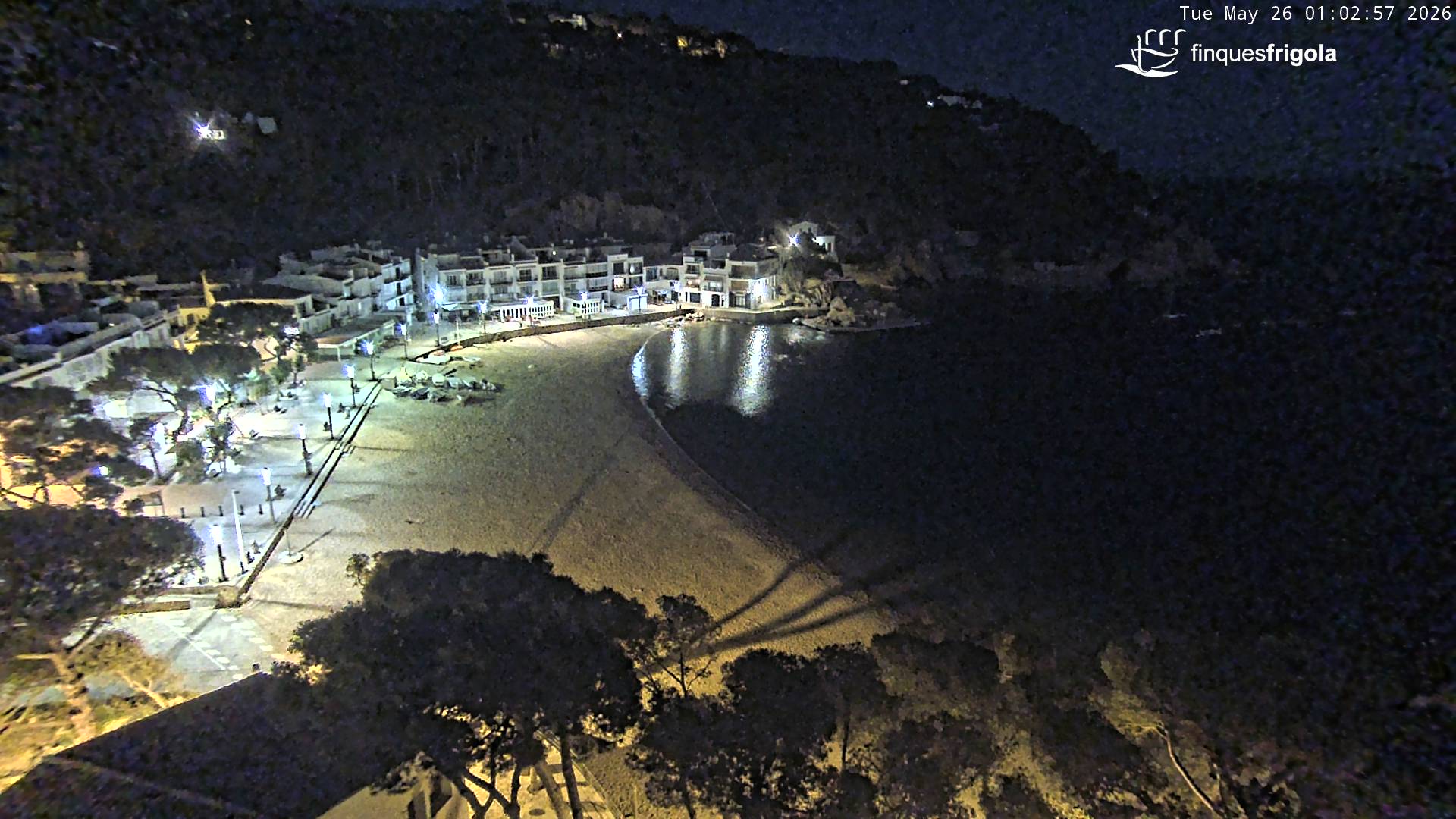 Webcam de Tamariu playa