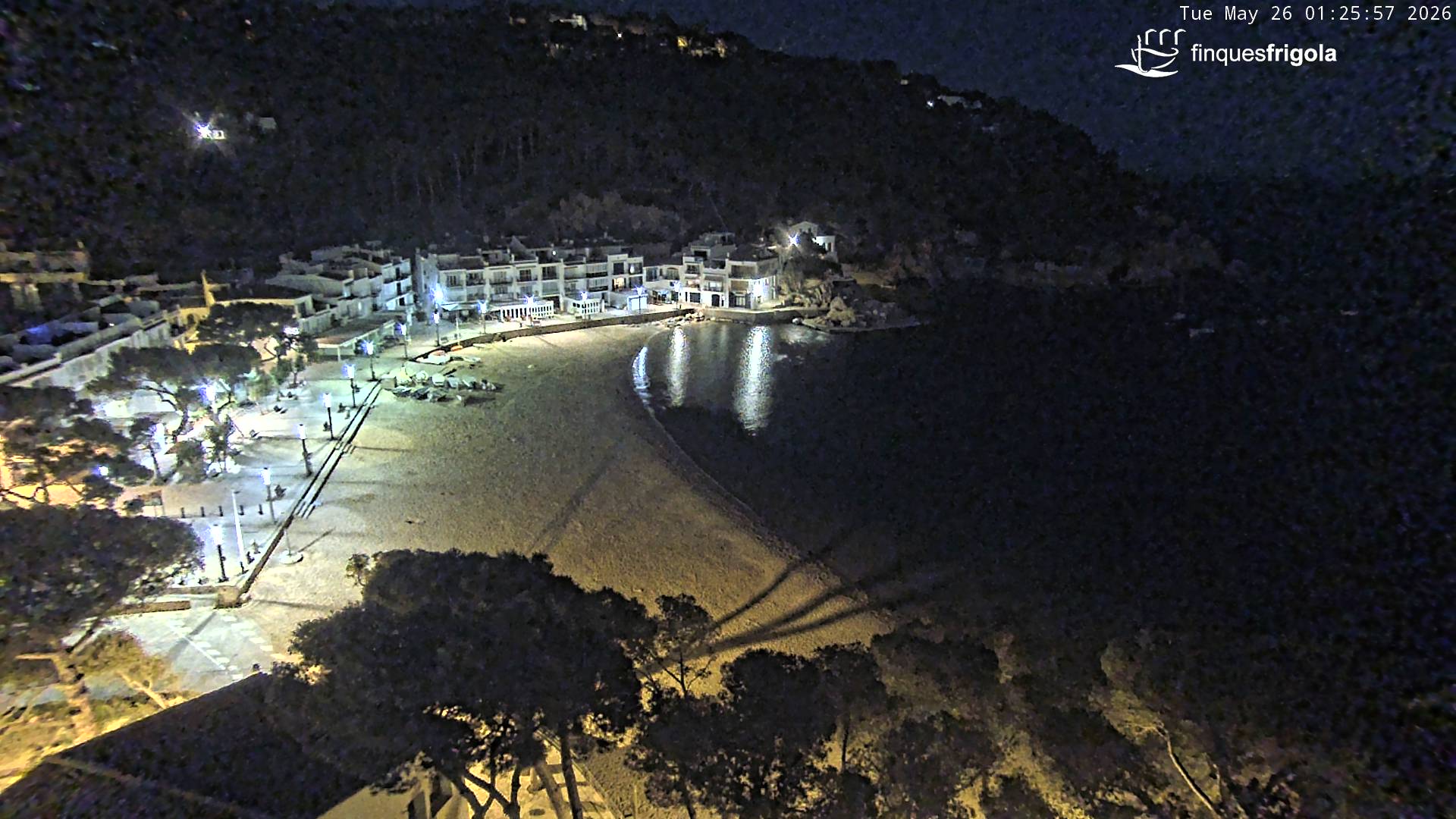 Webcam de Tamariu playa