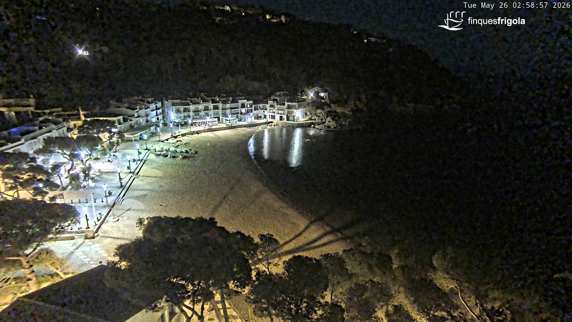 Webcam de Tamariu playa
