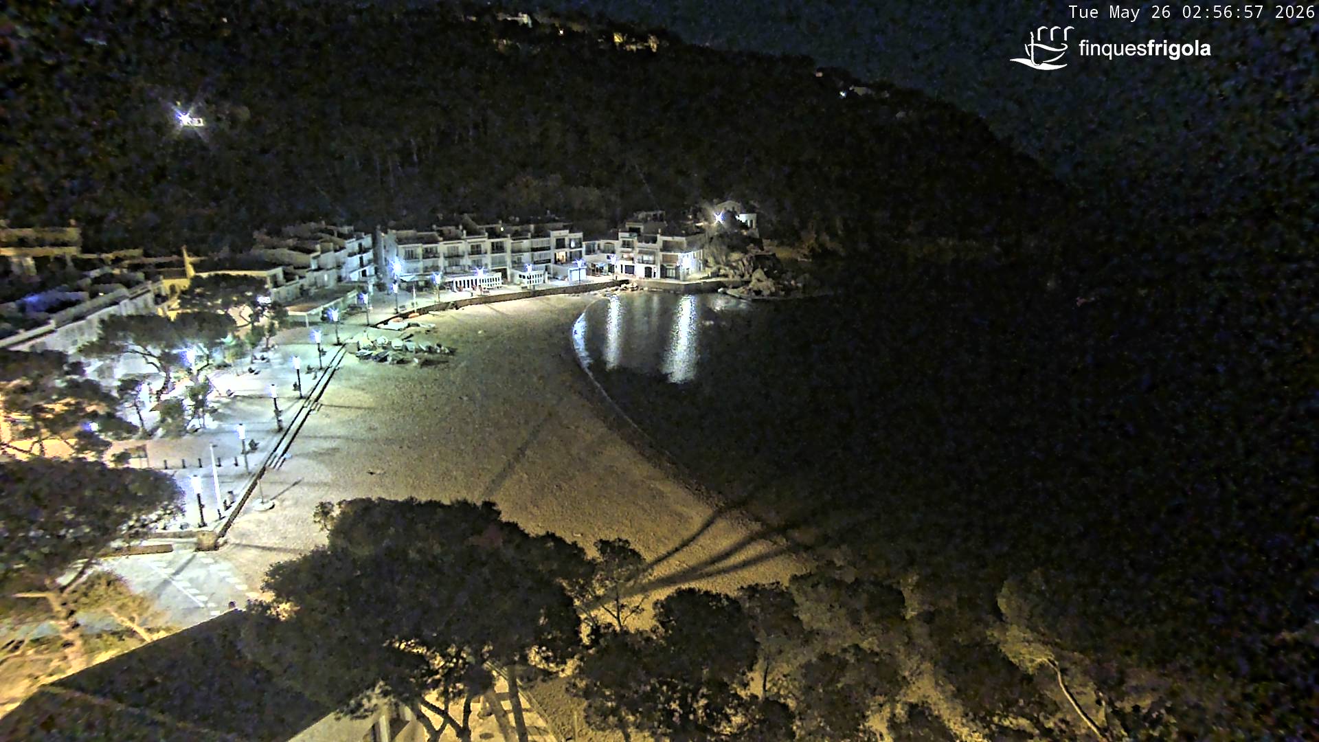 Webcam de Tamariu playa