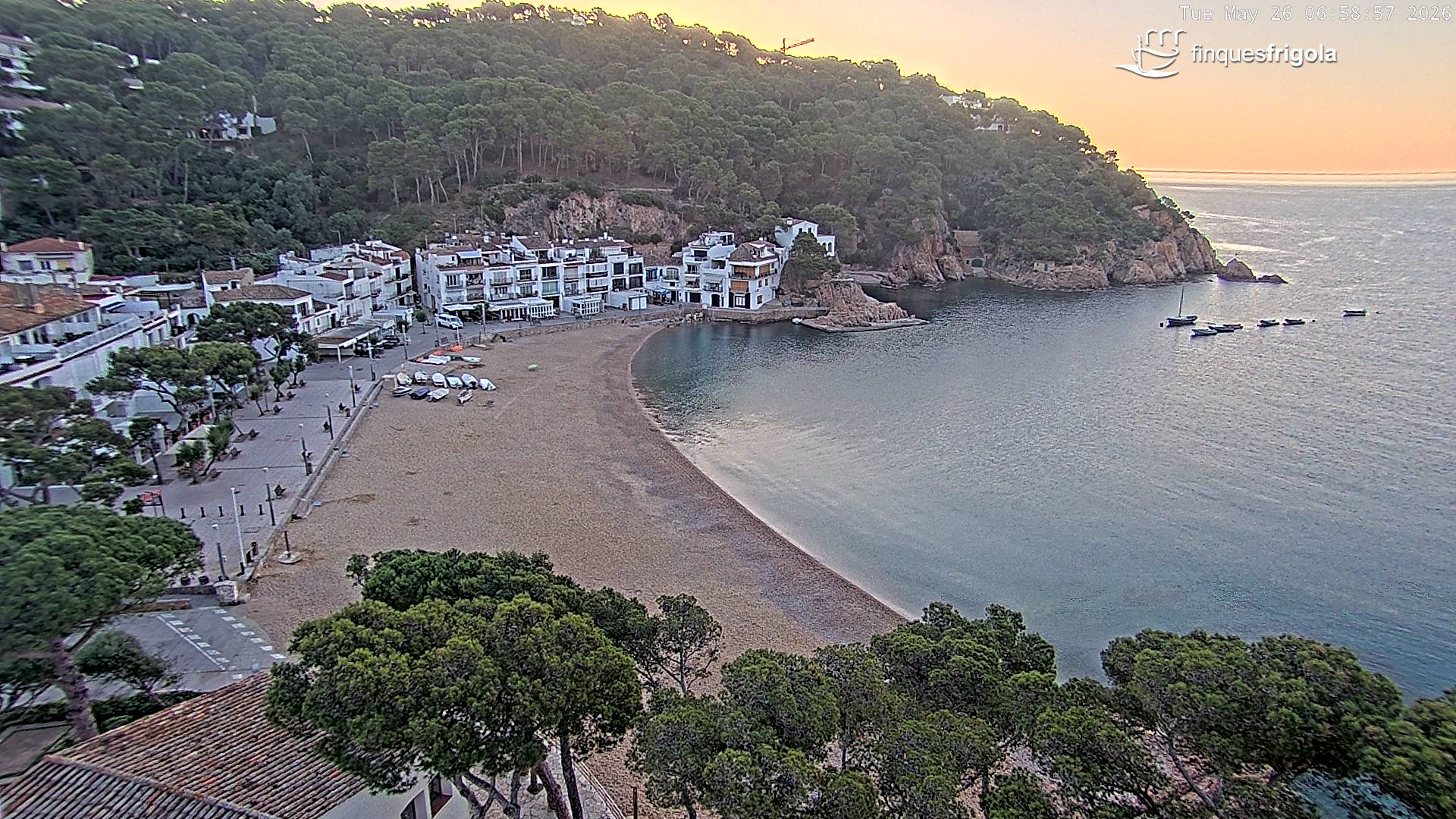 Webcam de Tamariu playa