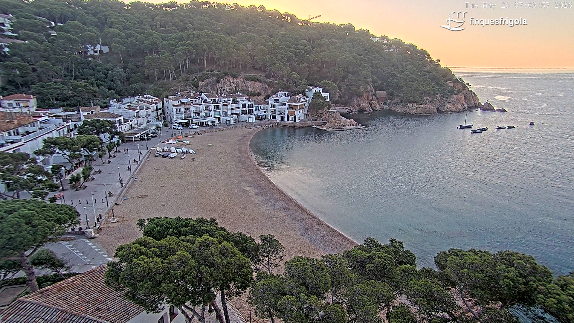 Webcam de Tamariu playa