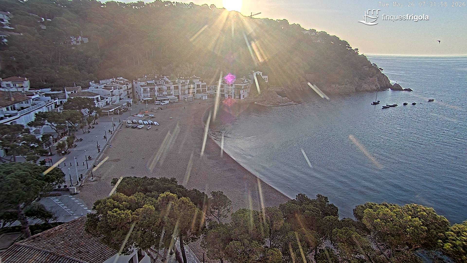 Webcam de Tamariu playa