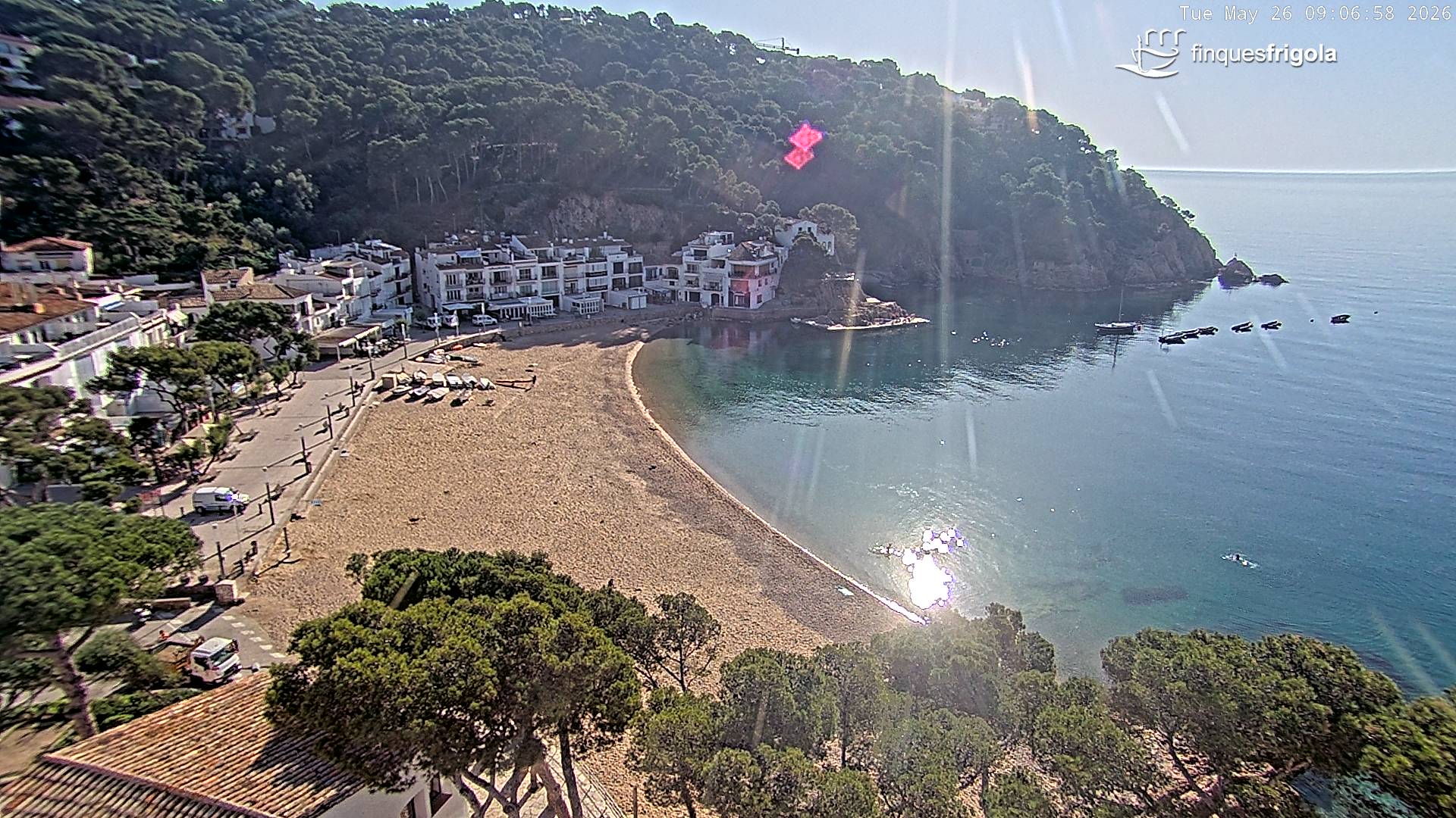 Webcam de Tamariu playa