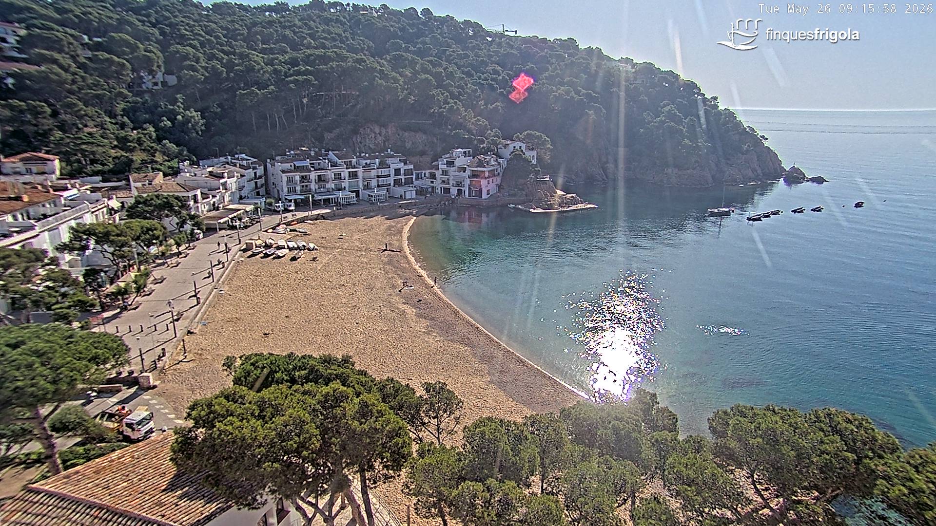 Webcam de Tamariu playa