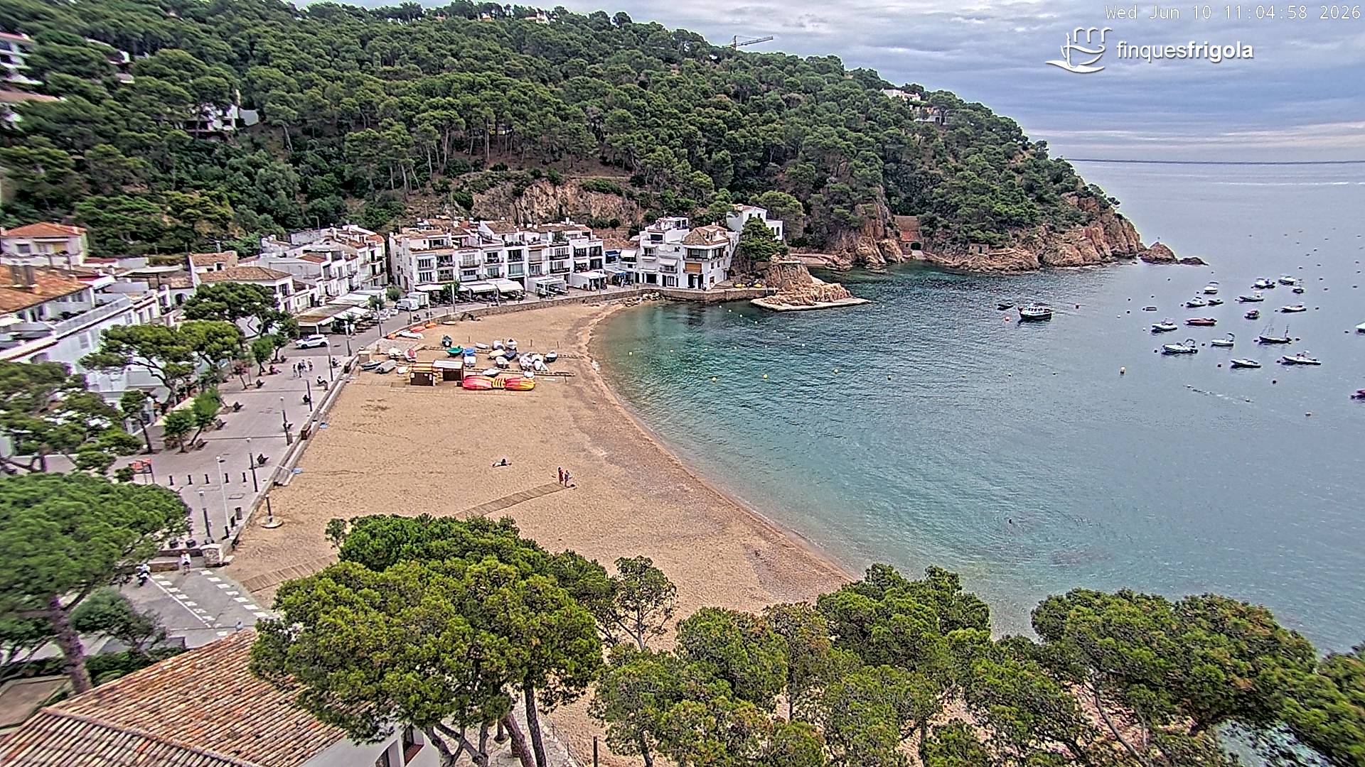 Webcam de Tamariu playa