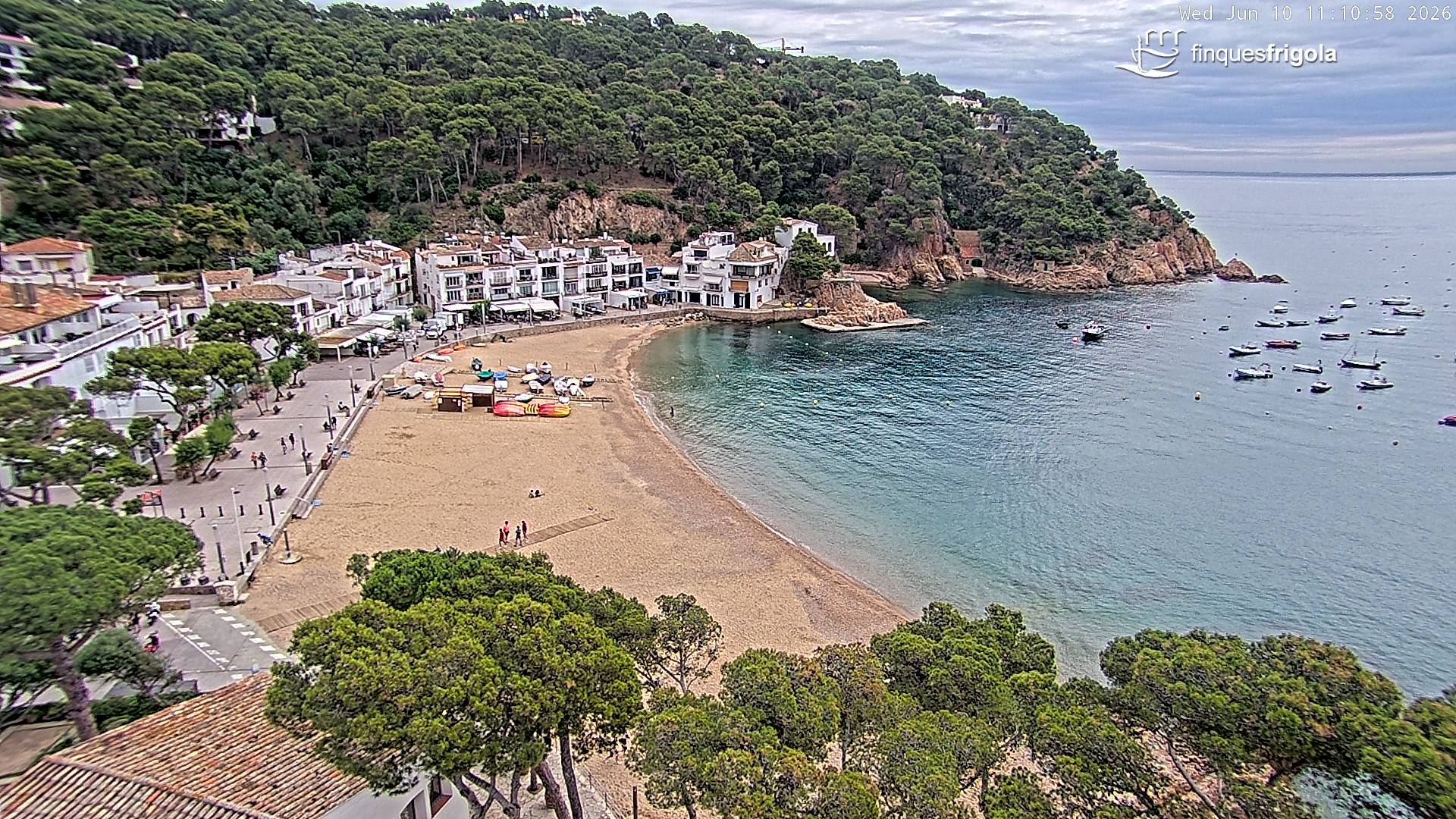 Webcam de Tamariu playa