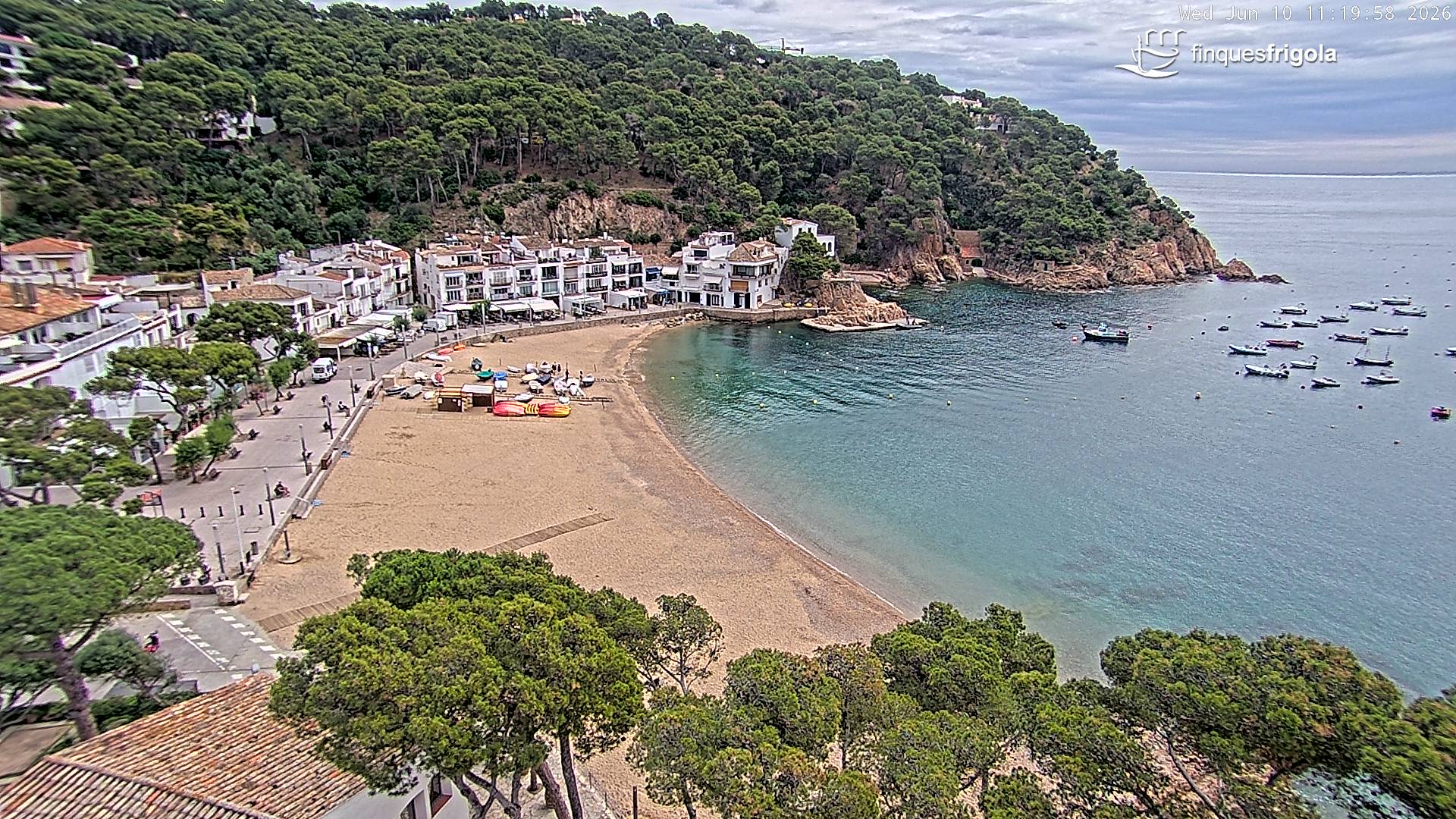 Webcam de Tamariu playa