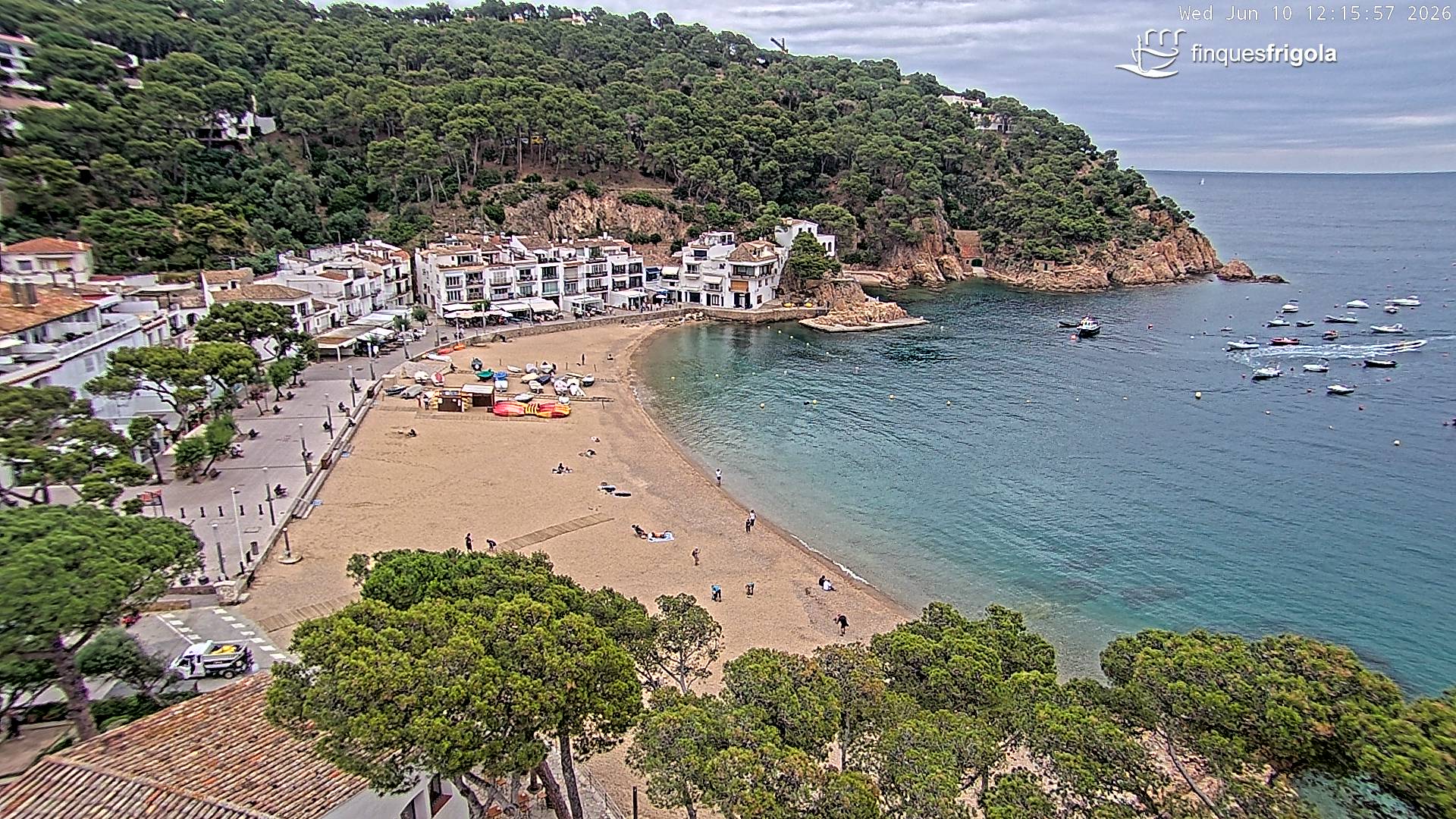 Webcam de Tamariu playa
