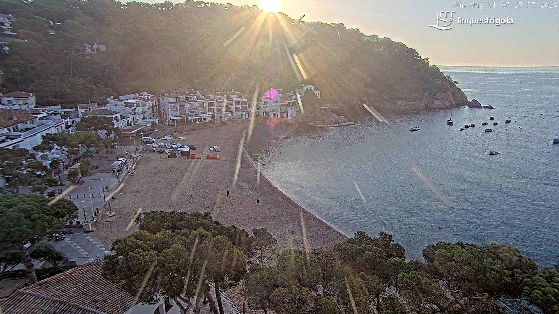 Webcam de Tamariu playa