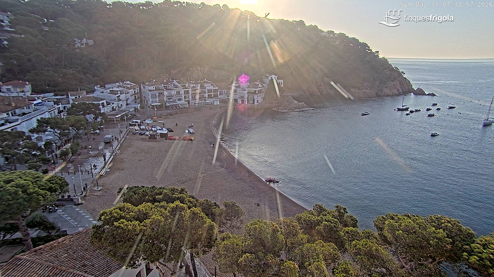 Webcam de Tamariu playa