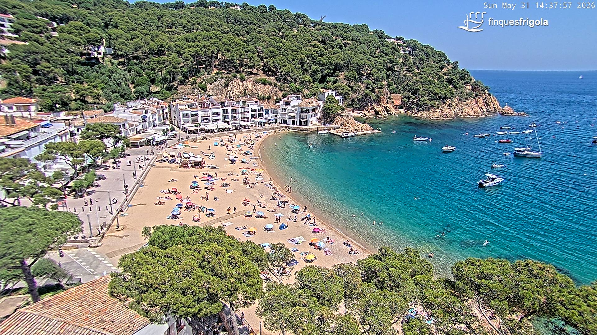 Webcam de Tamariu playa