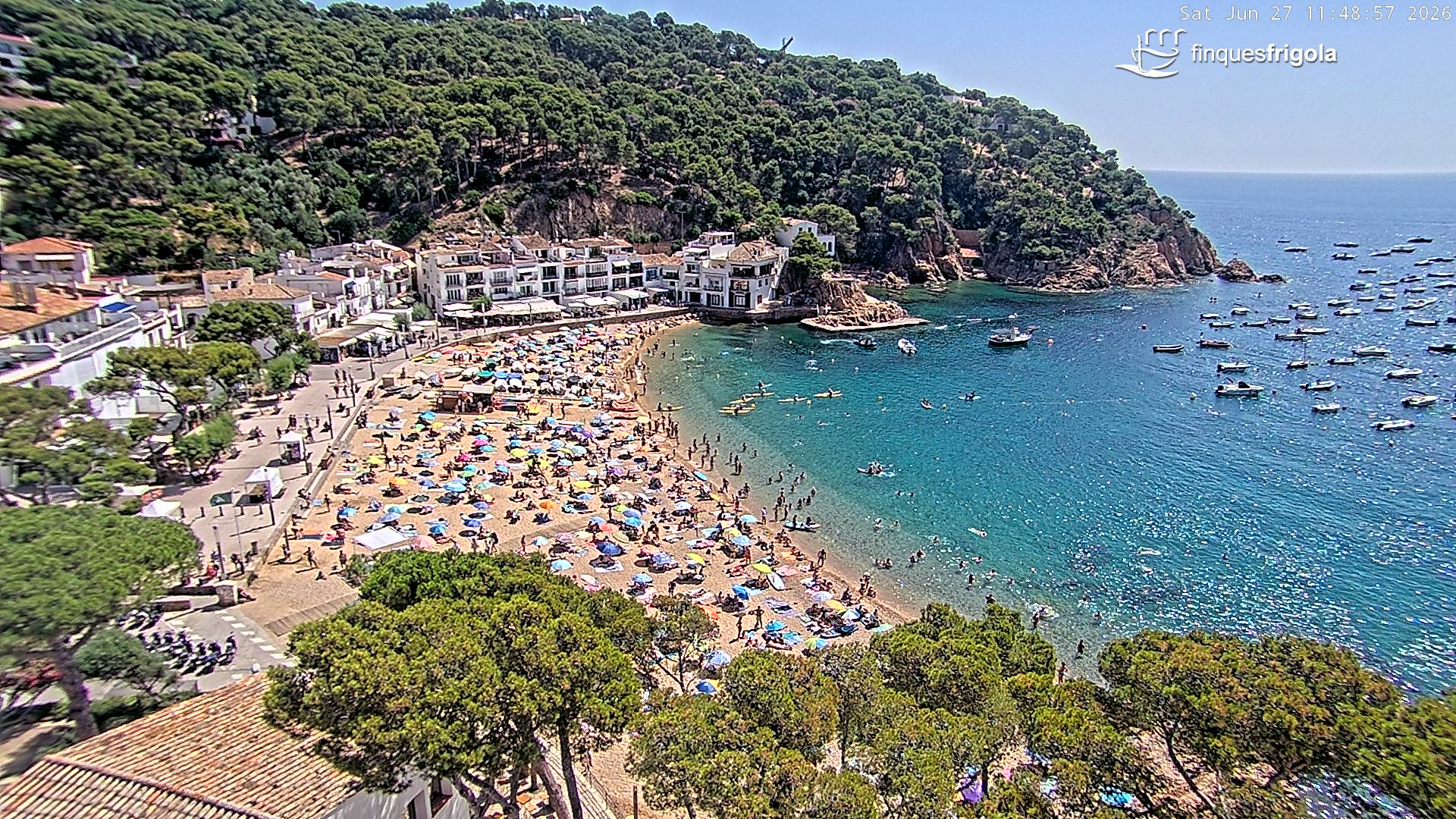 Webcam de Tamariu playa