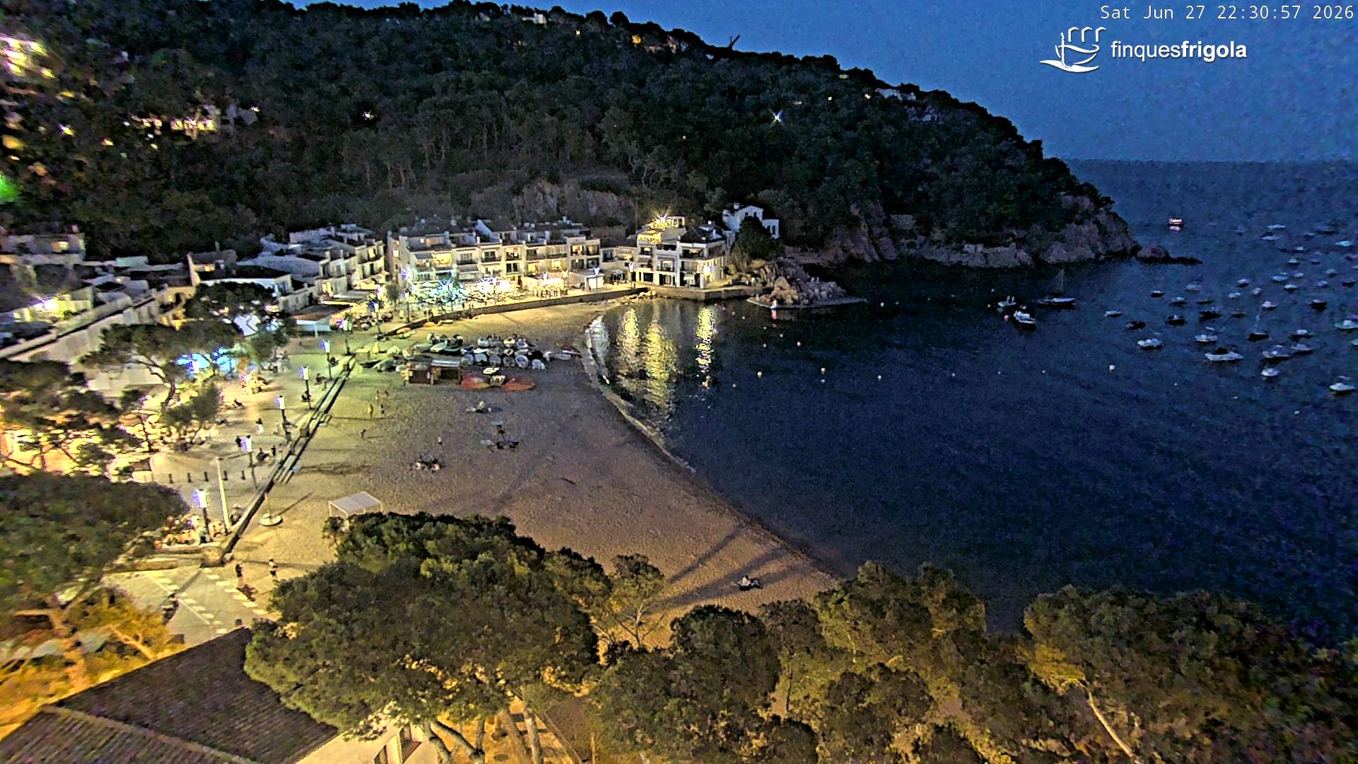 Webcam de Tamariu playa
