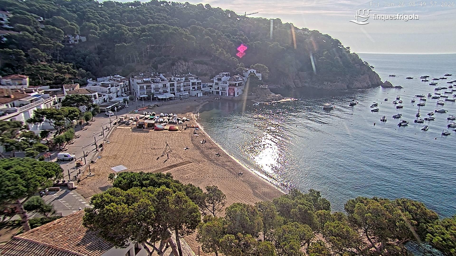 Webcam de Tamariu playa