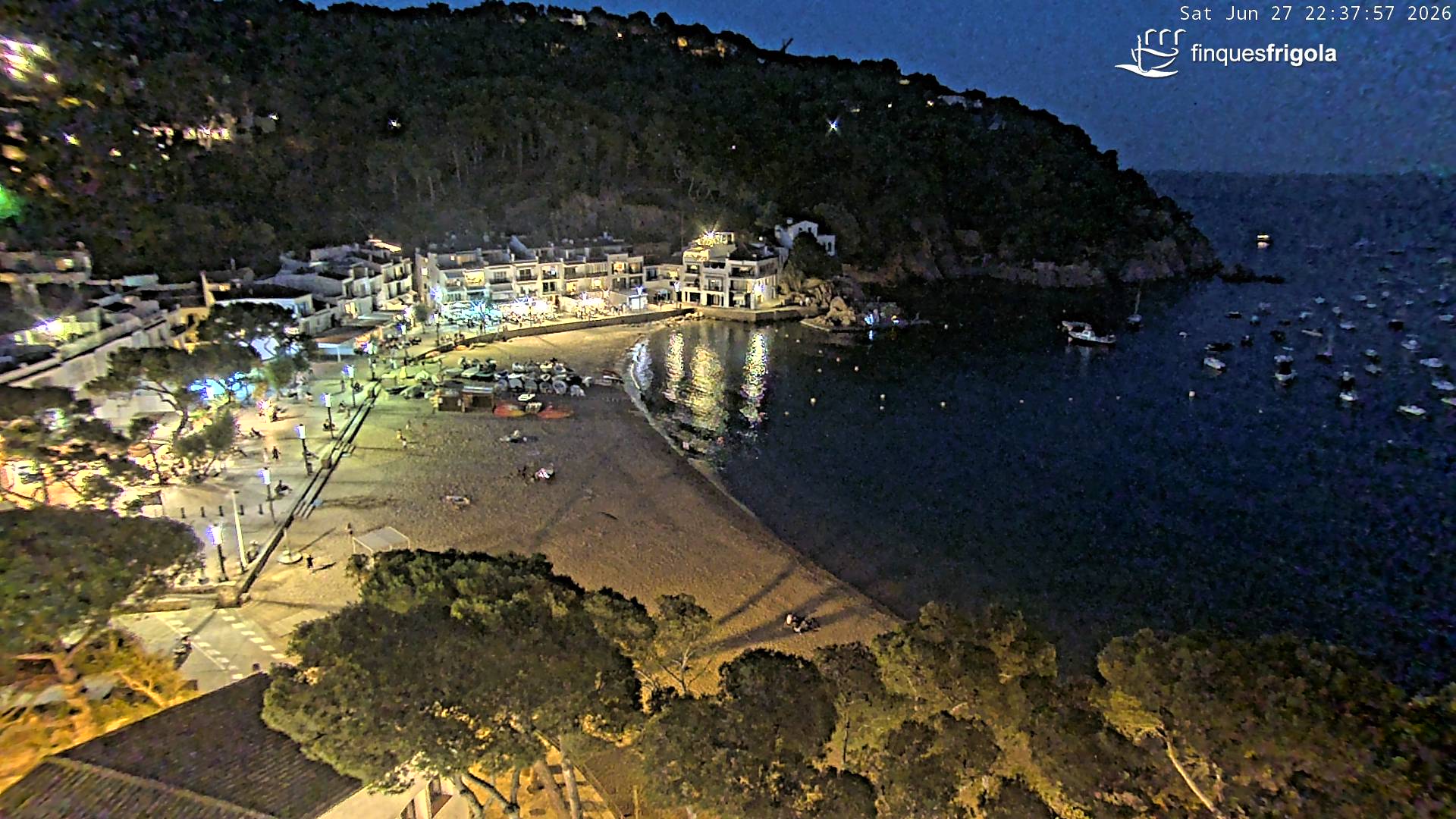 Webcam de Tamariu playa