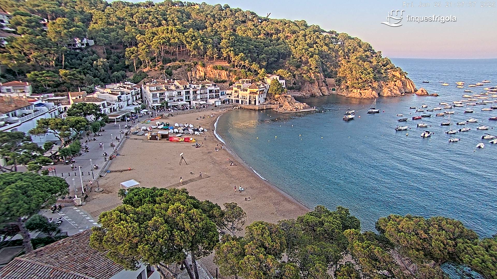 Webcam de Tamariu playa