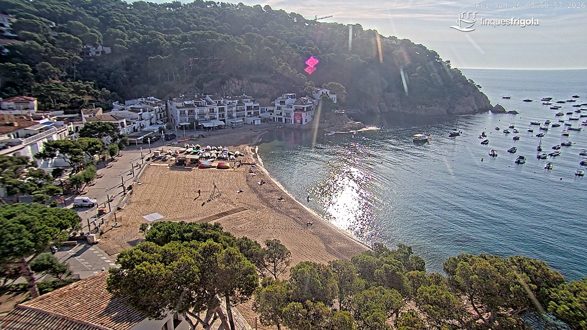 Webcam de Tamariu playa