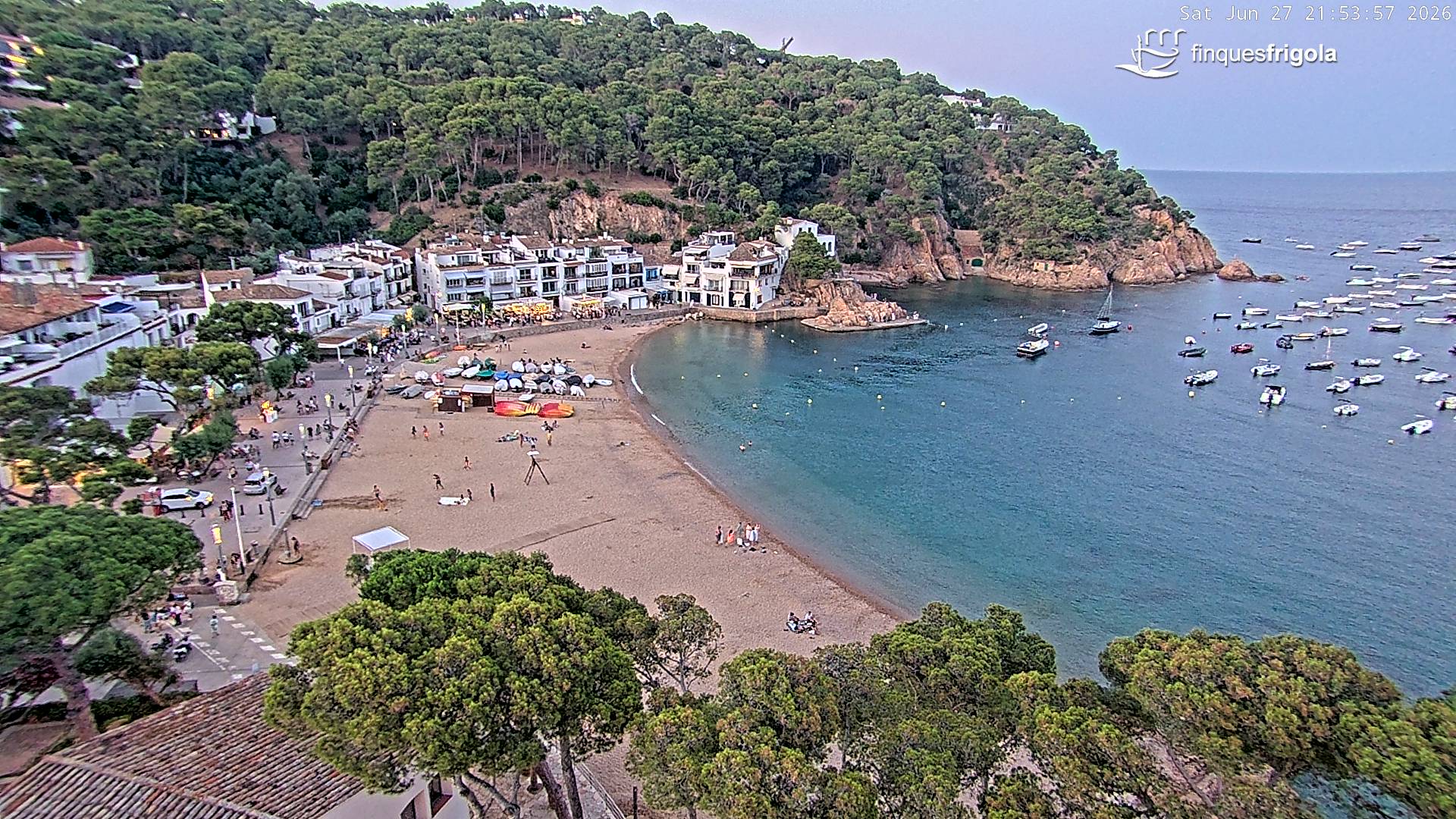 Webcam de Tamariu playa