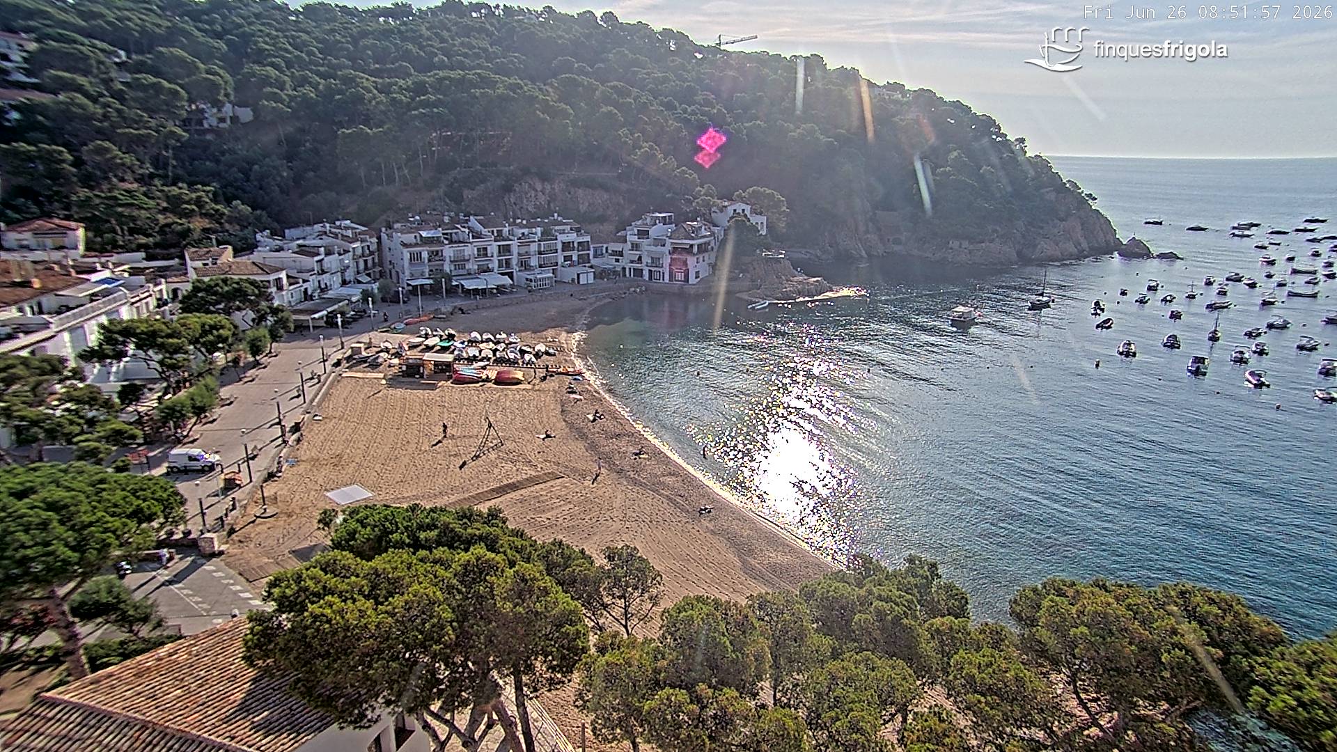 Webcam de Tamariu playa