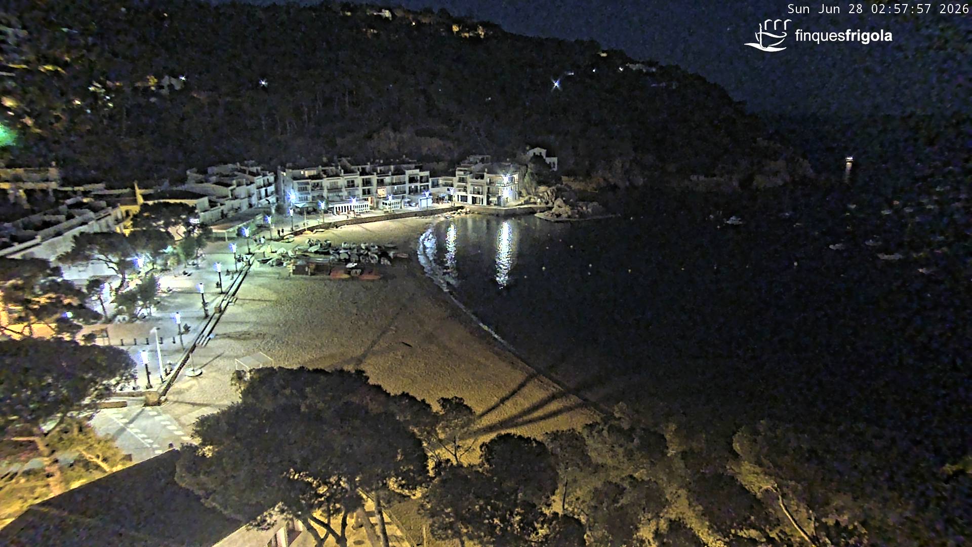 Webcam de Tamariu playa