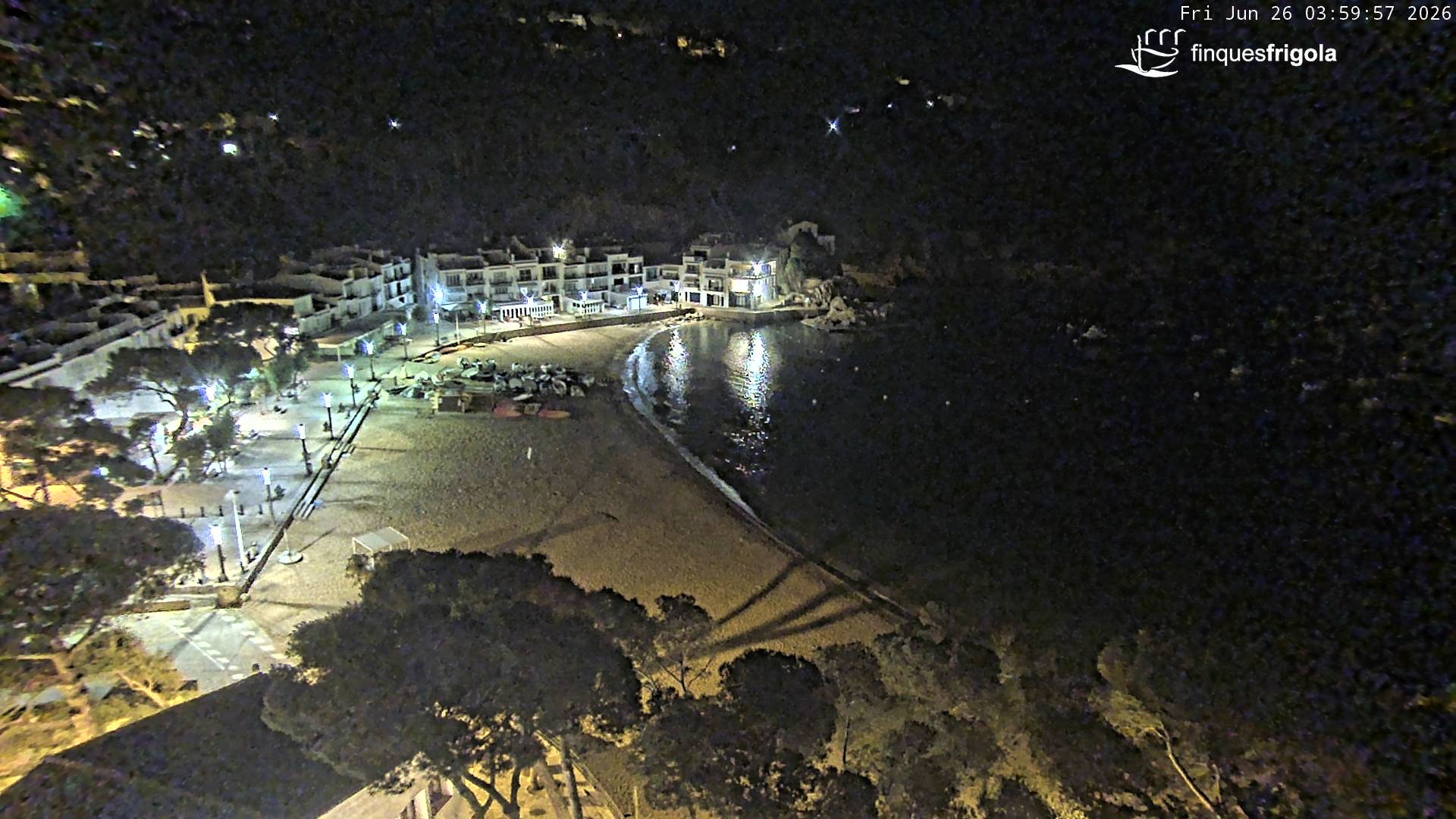 Webcam de Tamariu playa