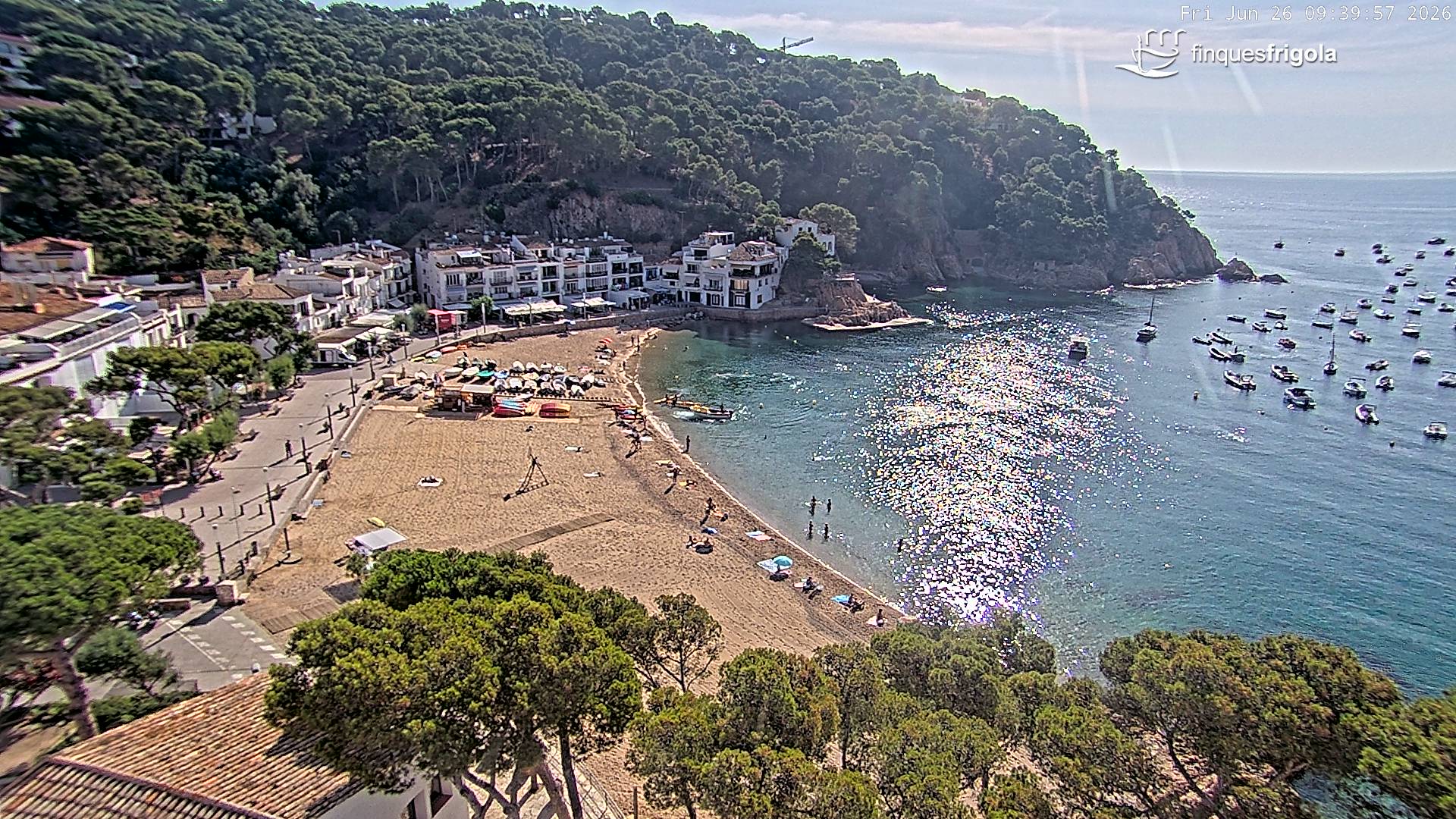 Webcam de Tamariu playa