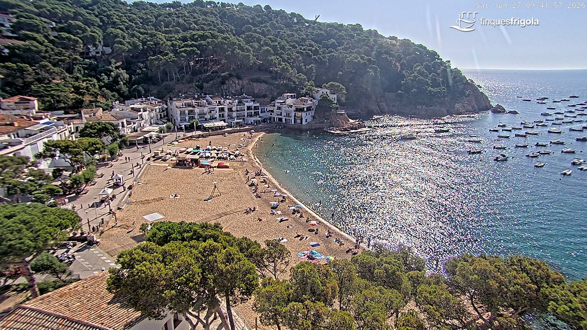 Webcam de Tamariu playa