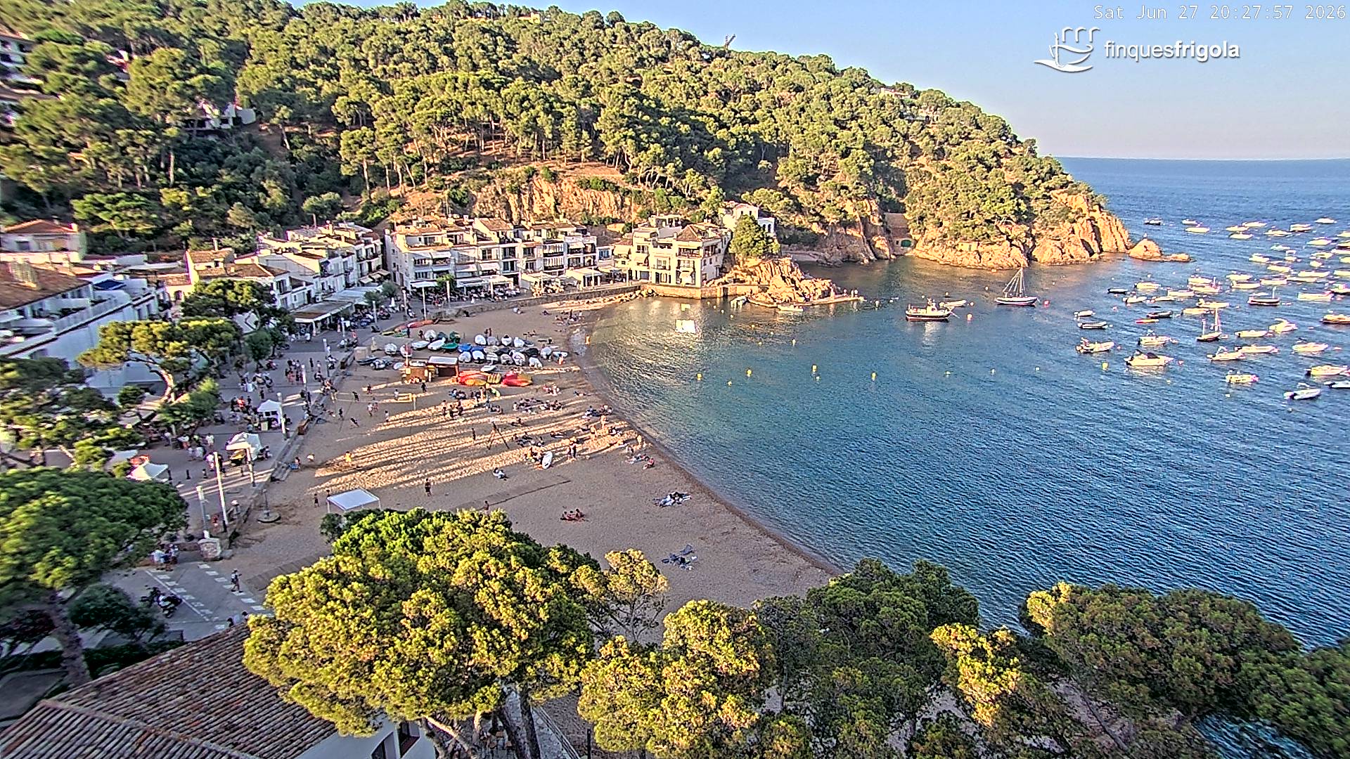 Webcam de Tamariu playa