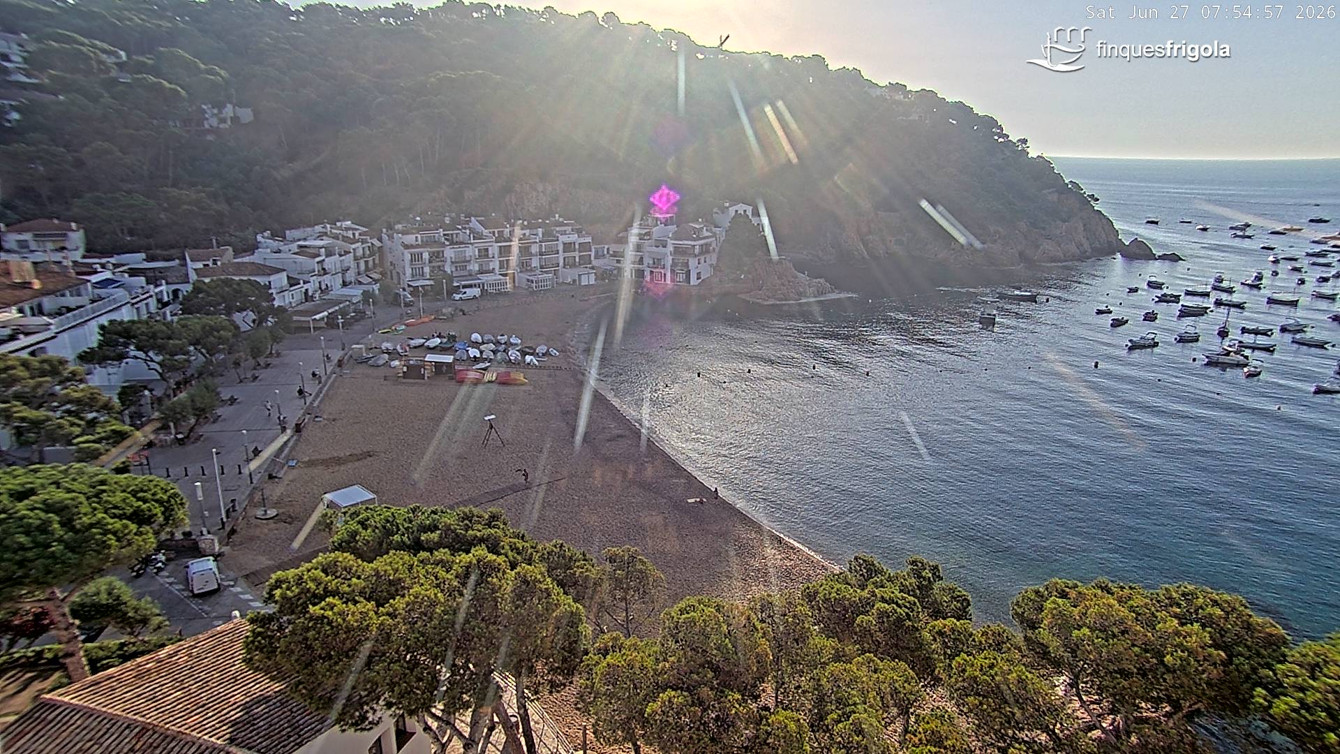 Webcam de Tamariu playa