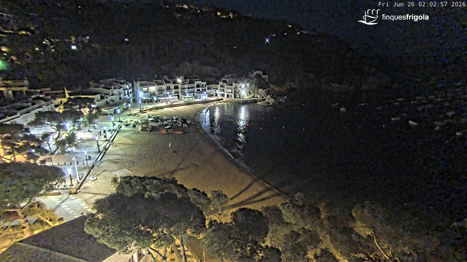 Webcam de Tamariu playa
