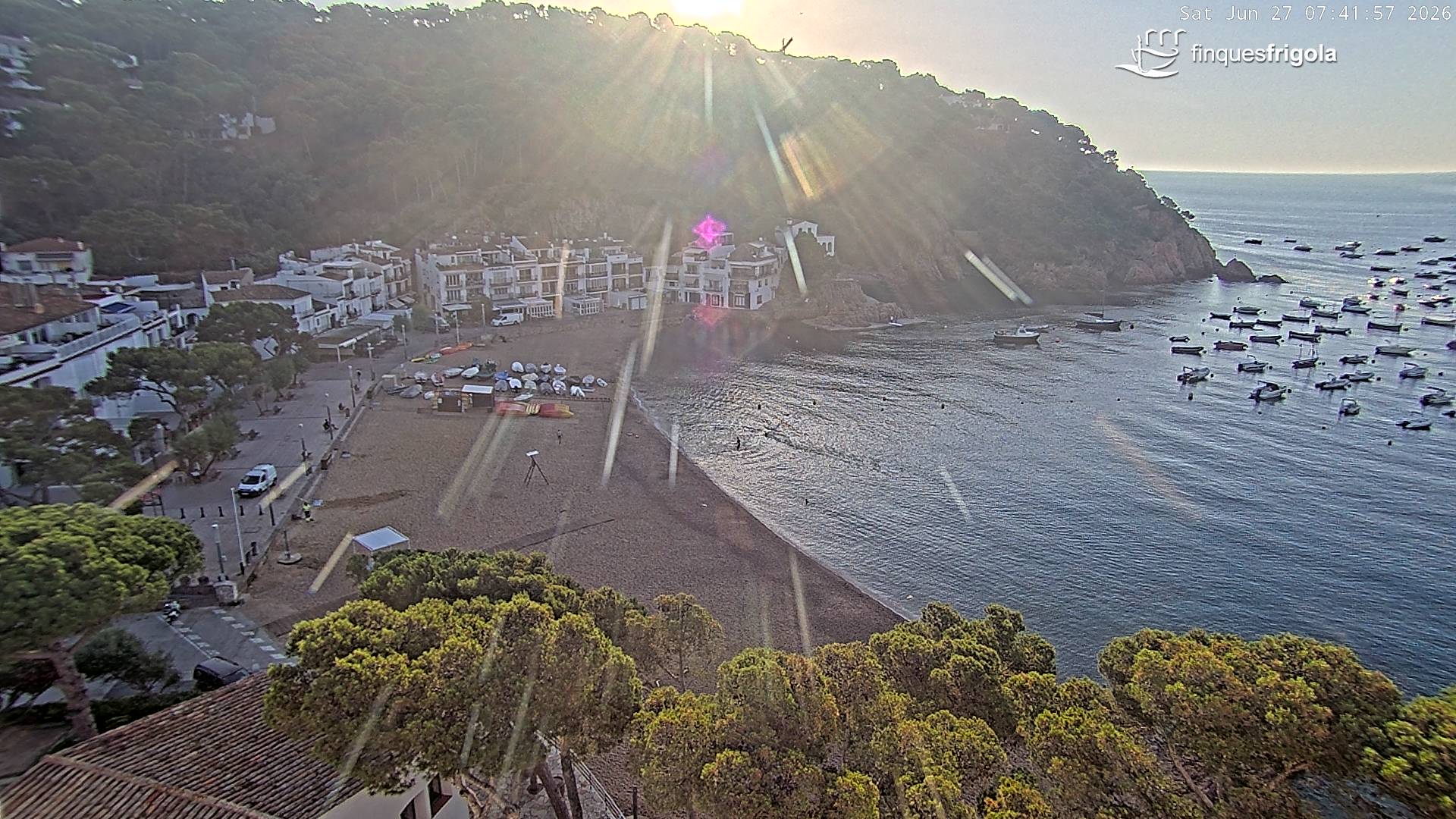 Webcam de Tamariu playa
