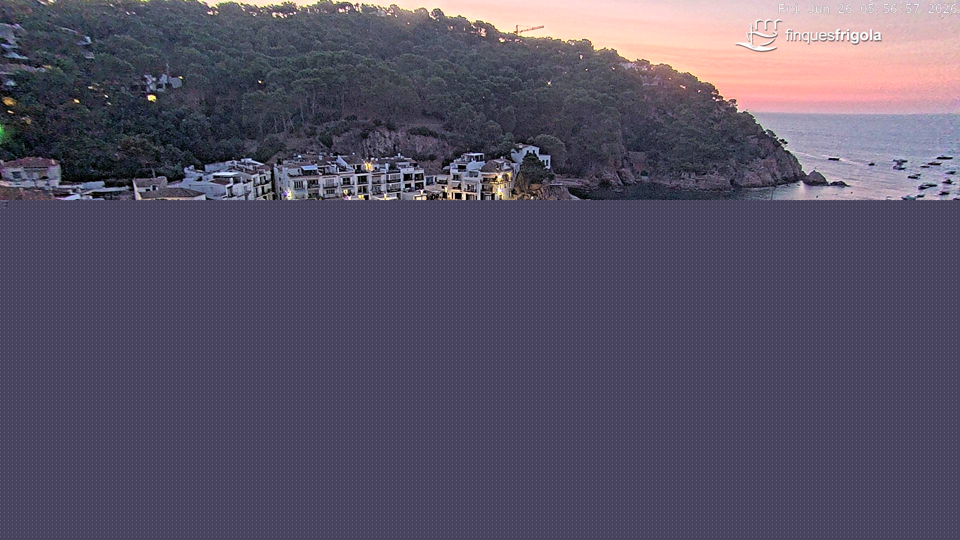 Webcam de Tamariu playa