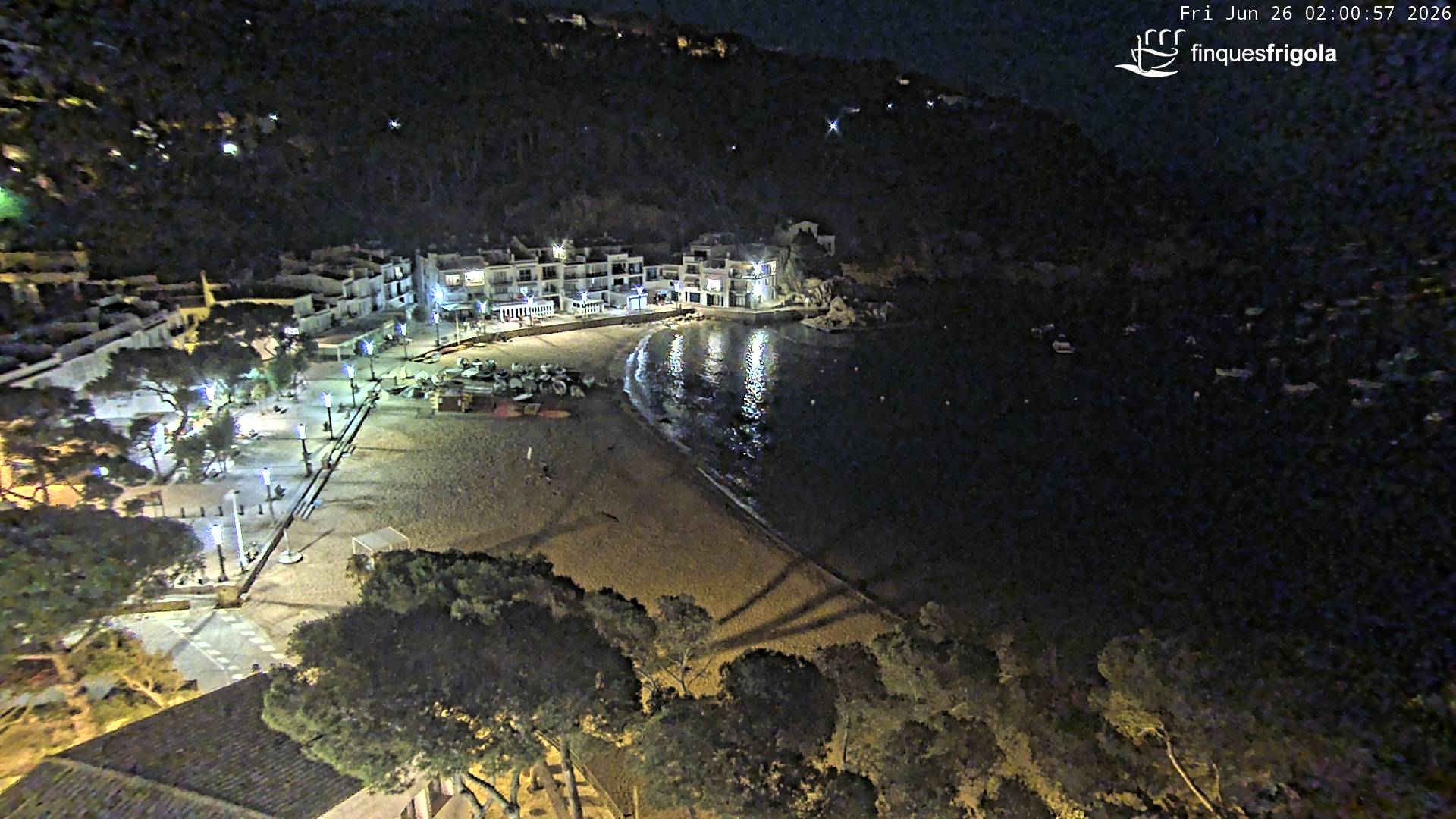Webcam de Tamariu playa