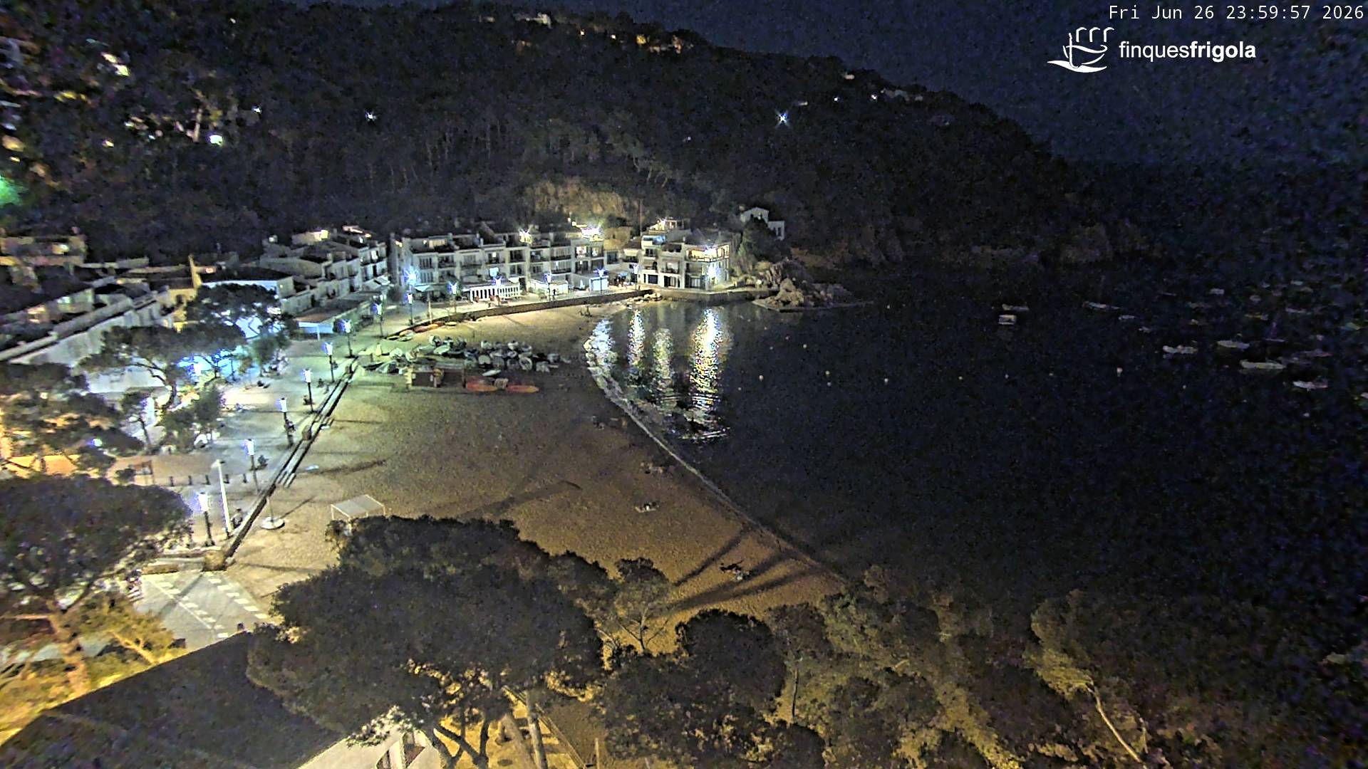 Webcam de Tamariu playa