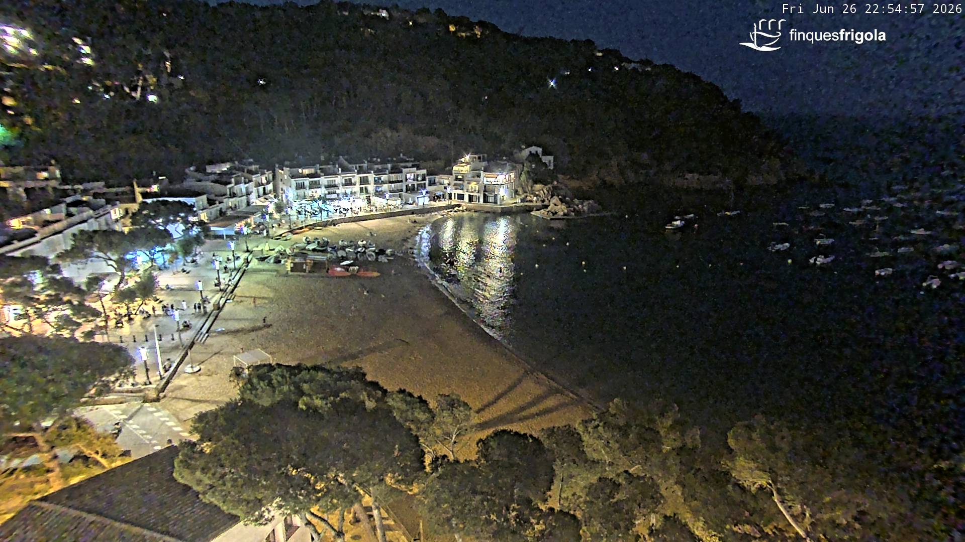 Webcam de Tamariu playa