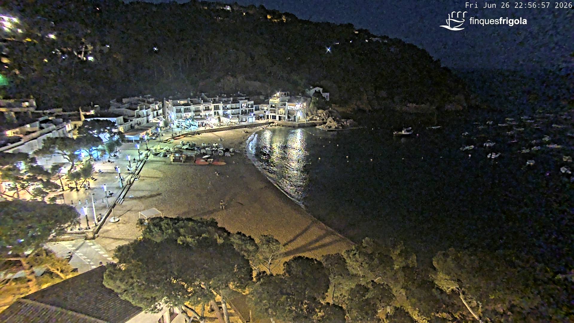 Webcam de Tamariu playa