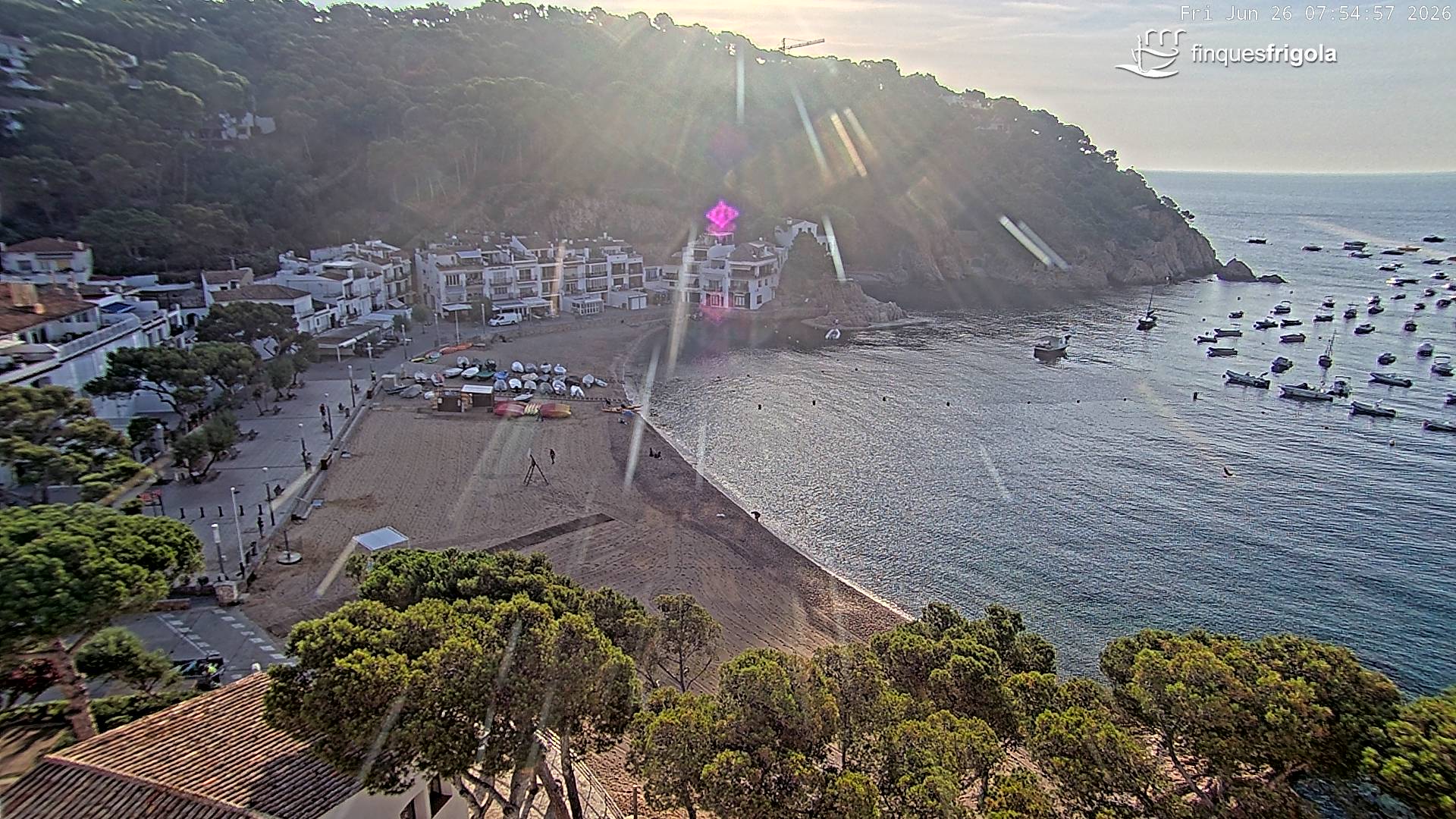 Webcam de Tamariu playa