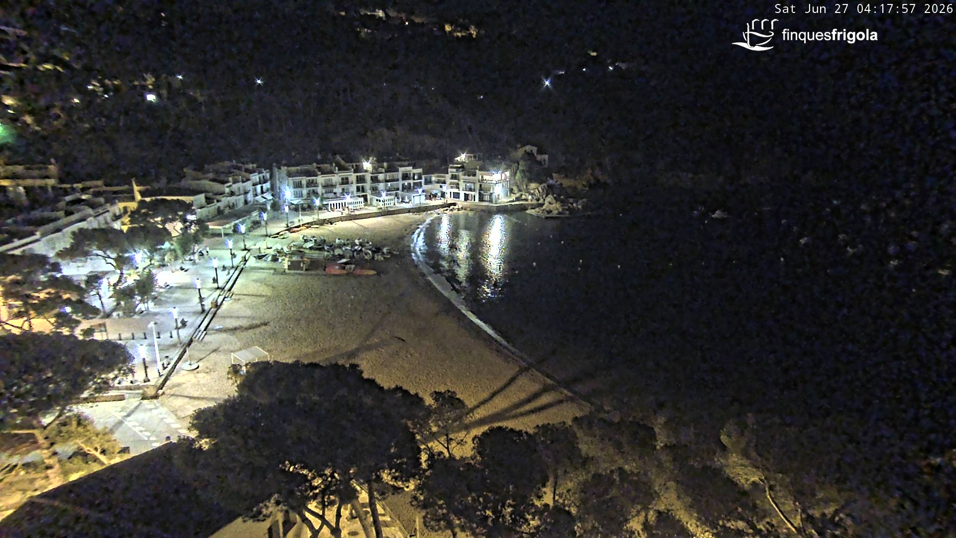 Webcam de Tamariu playa