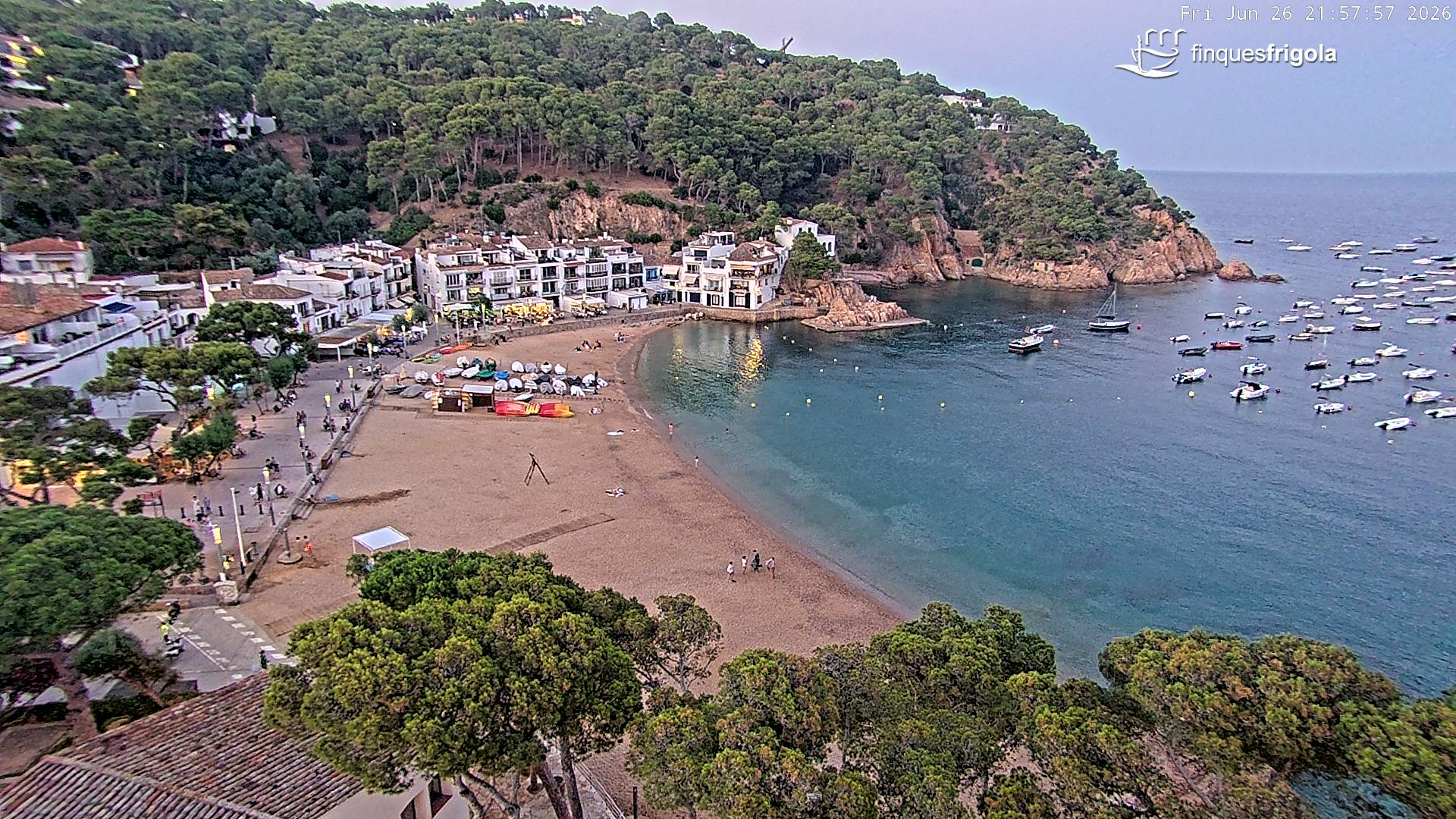 Webcam de Tamariu playa
