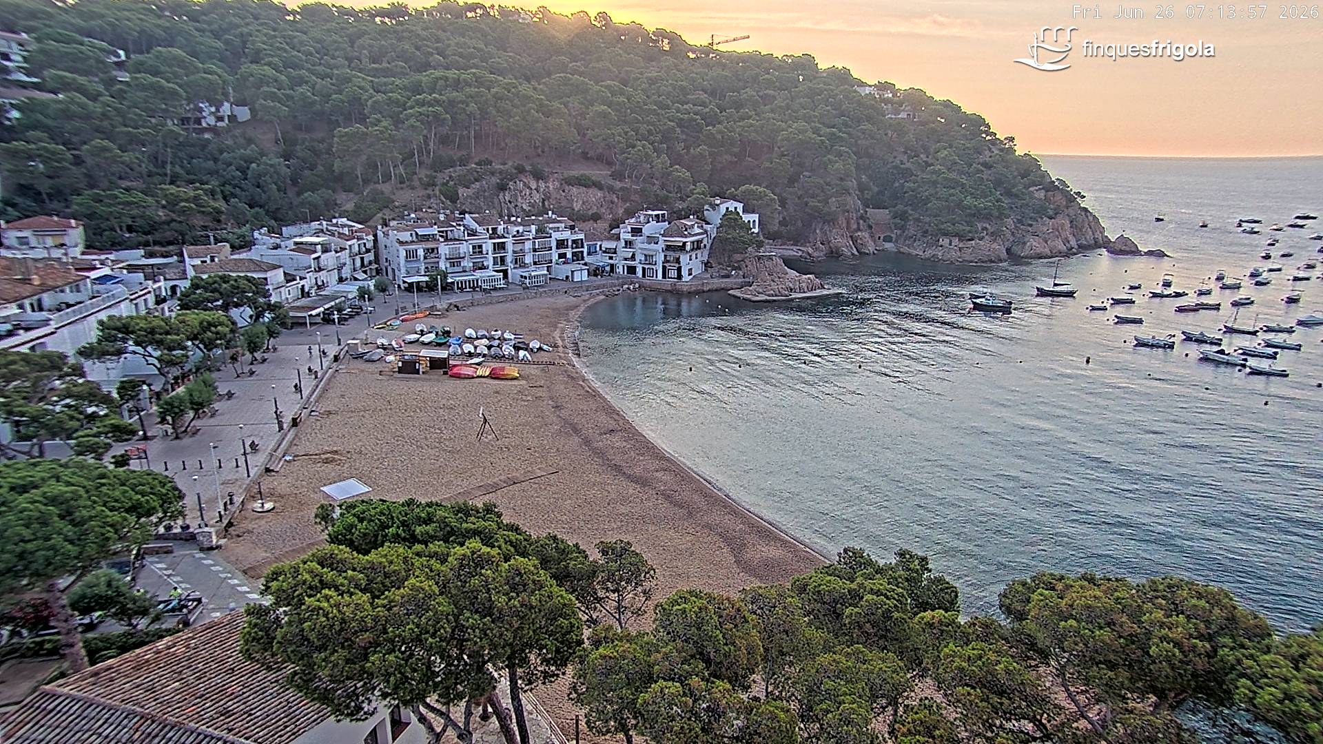 Webcam de Tamariu playa