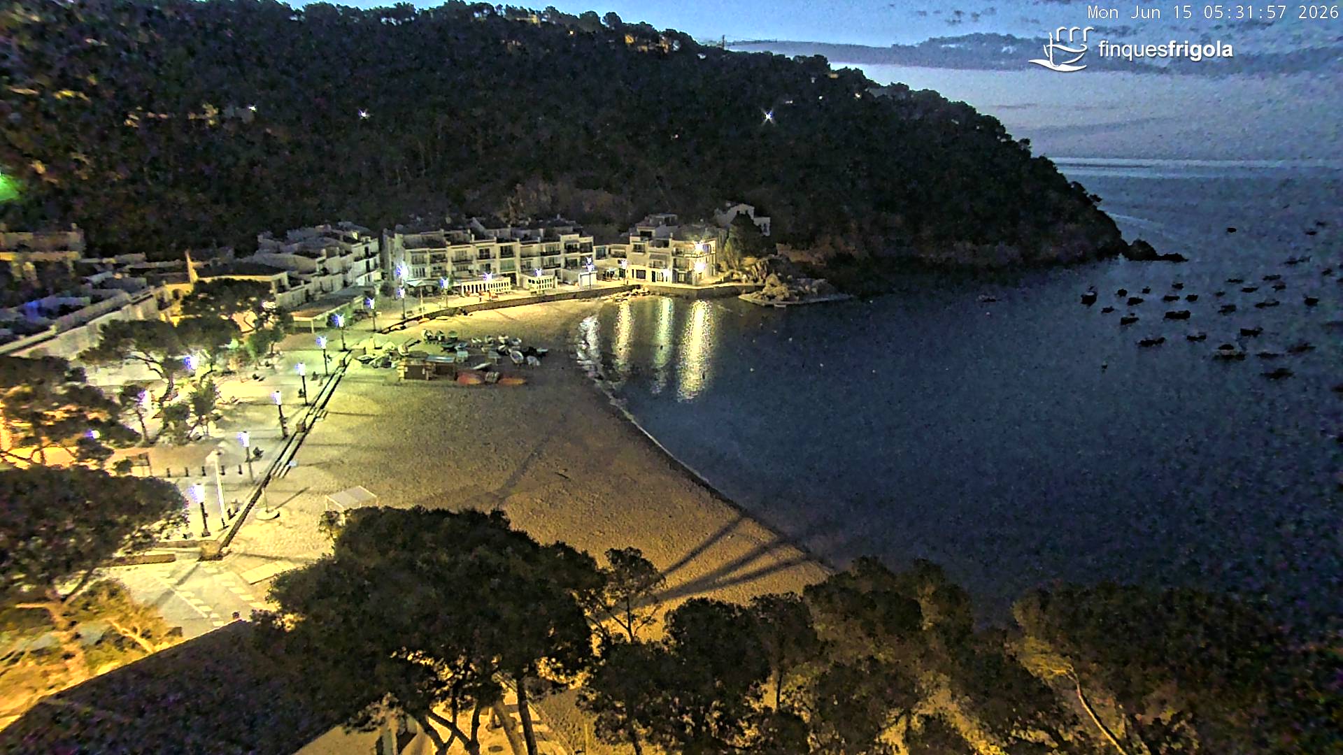 Webcam de Tamariu playa