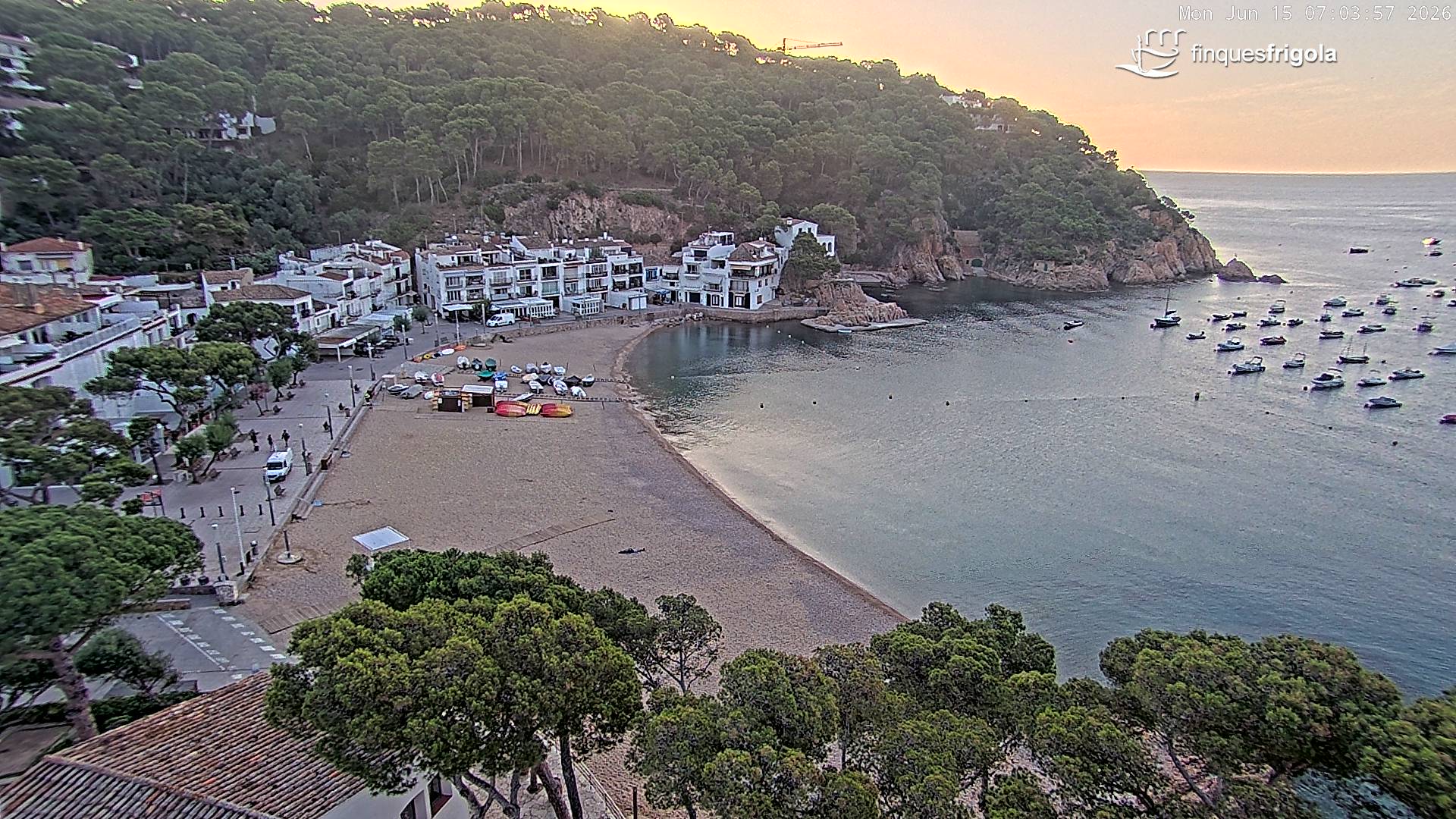 Webcam de Tamariu playa