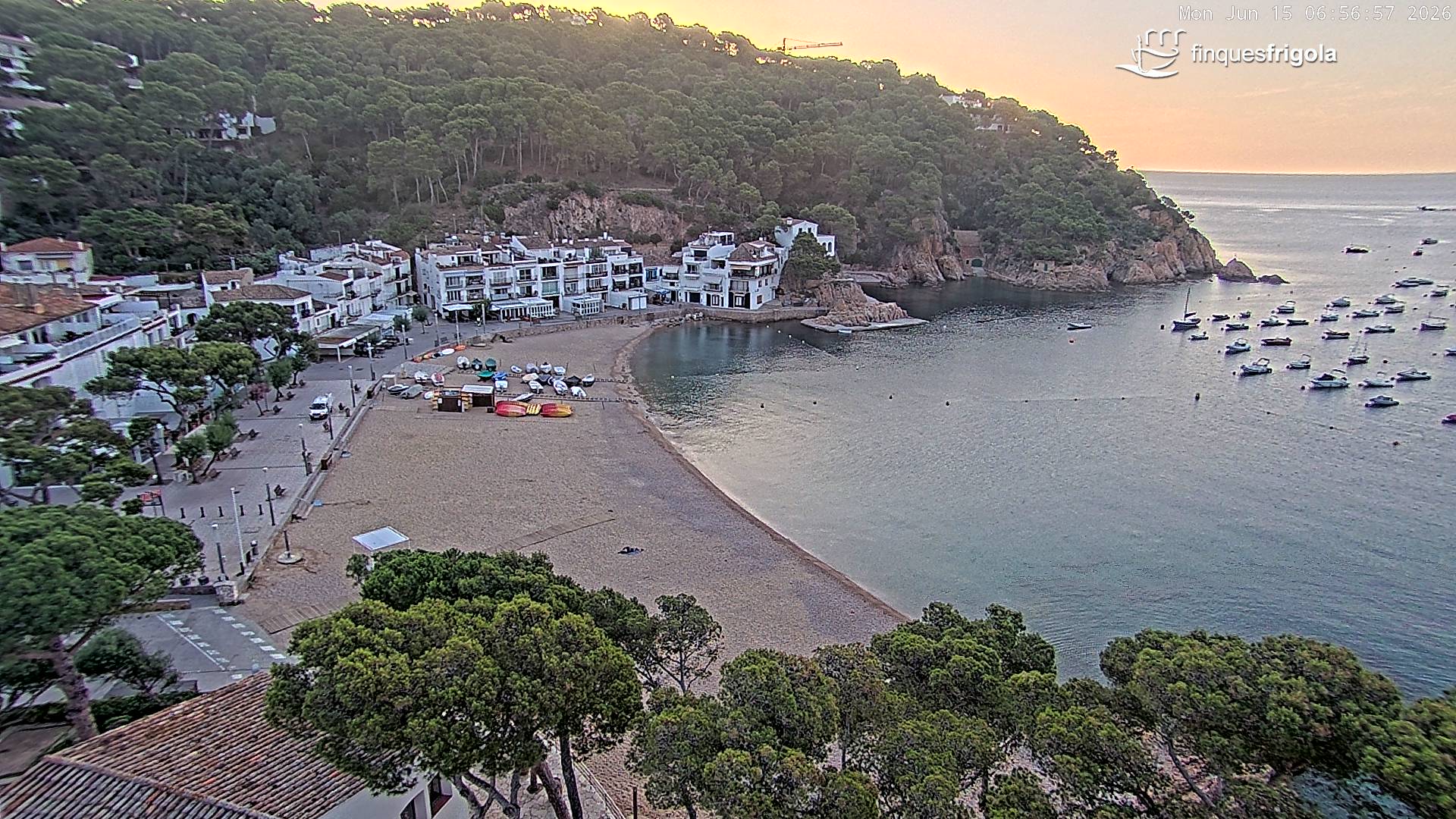 Webcam de Tamariu playa