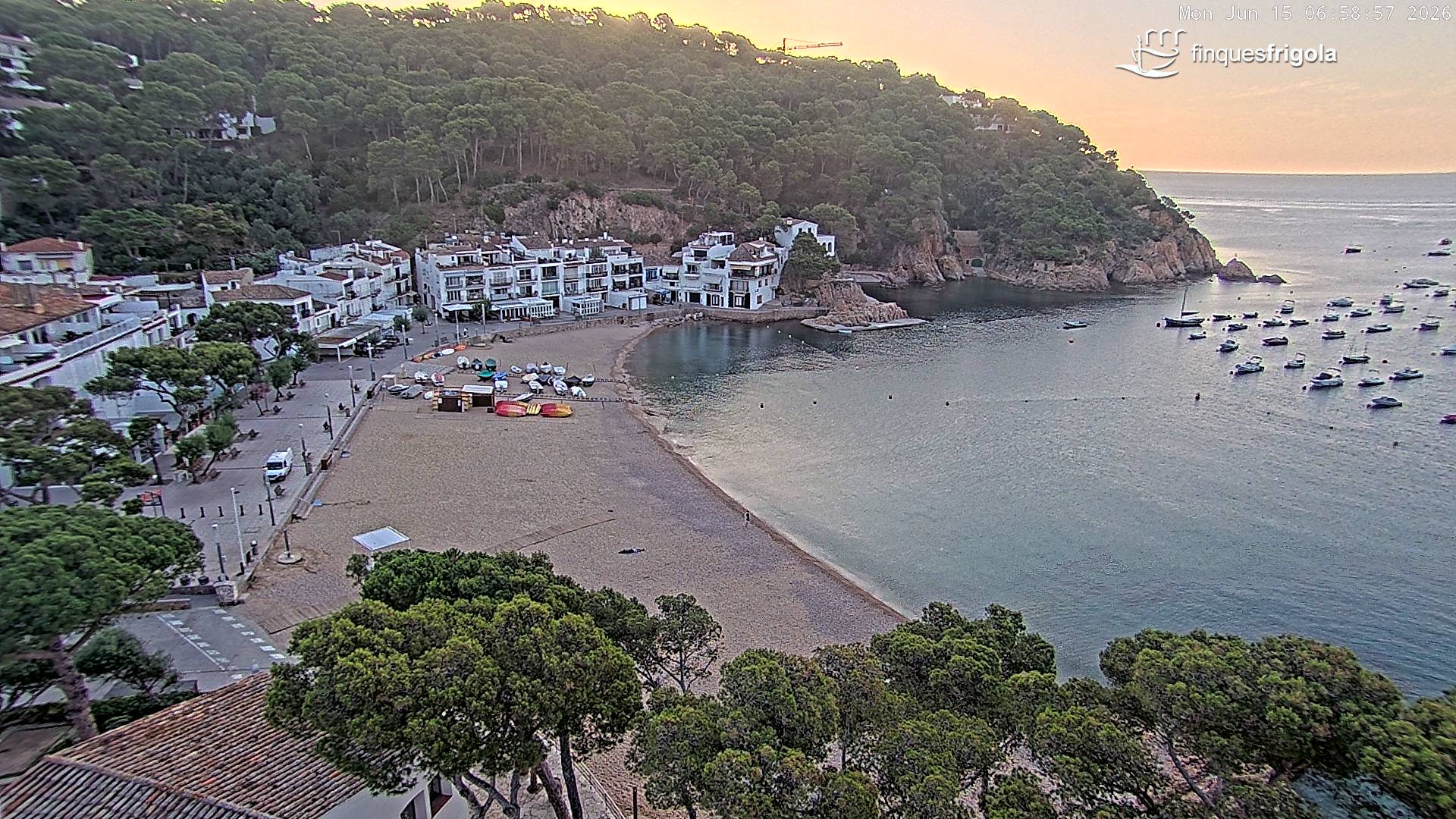 Webcam de Tamariu playa