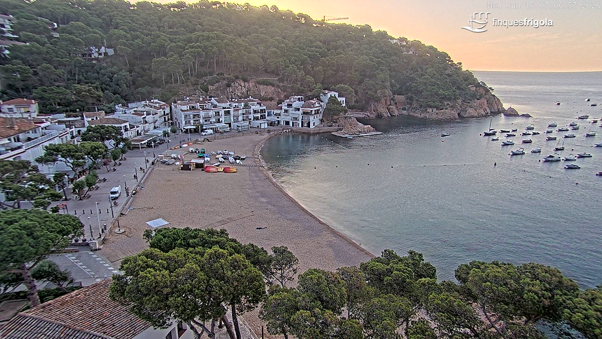 Webcam de Tamariu playa