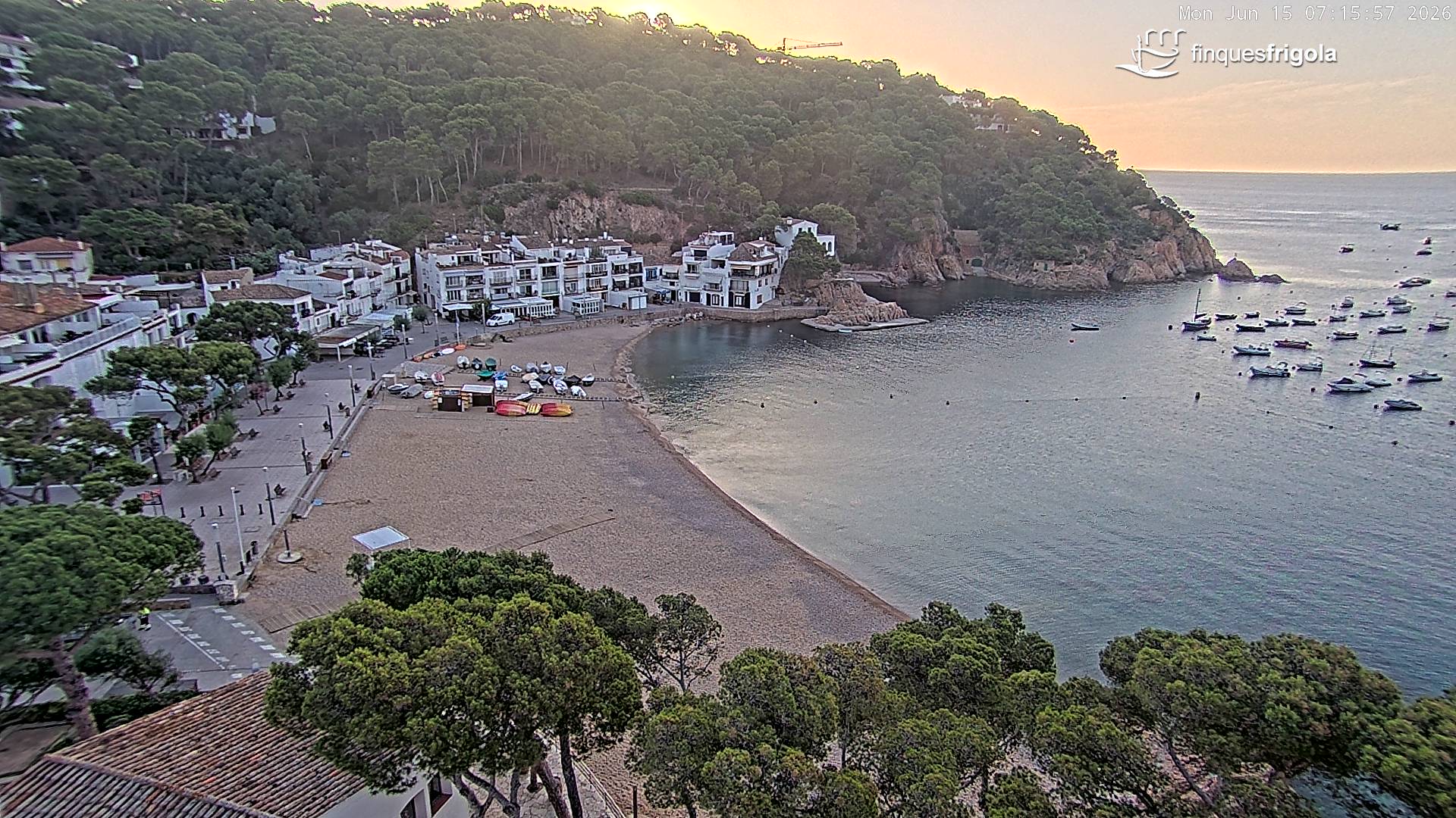 Webcam de Tamariu playa